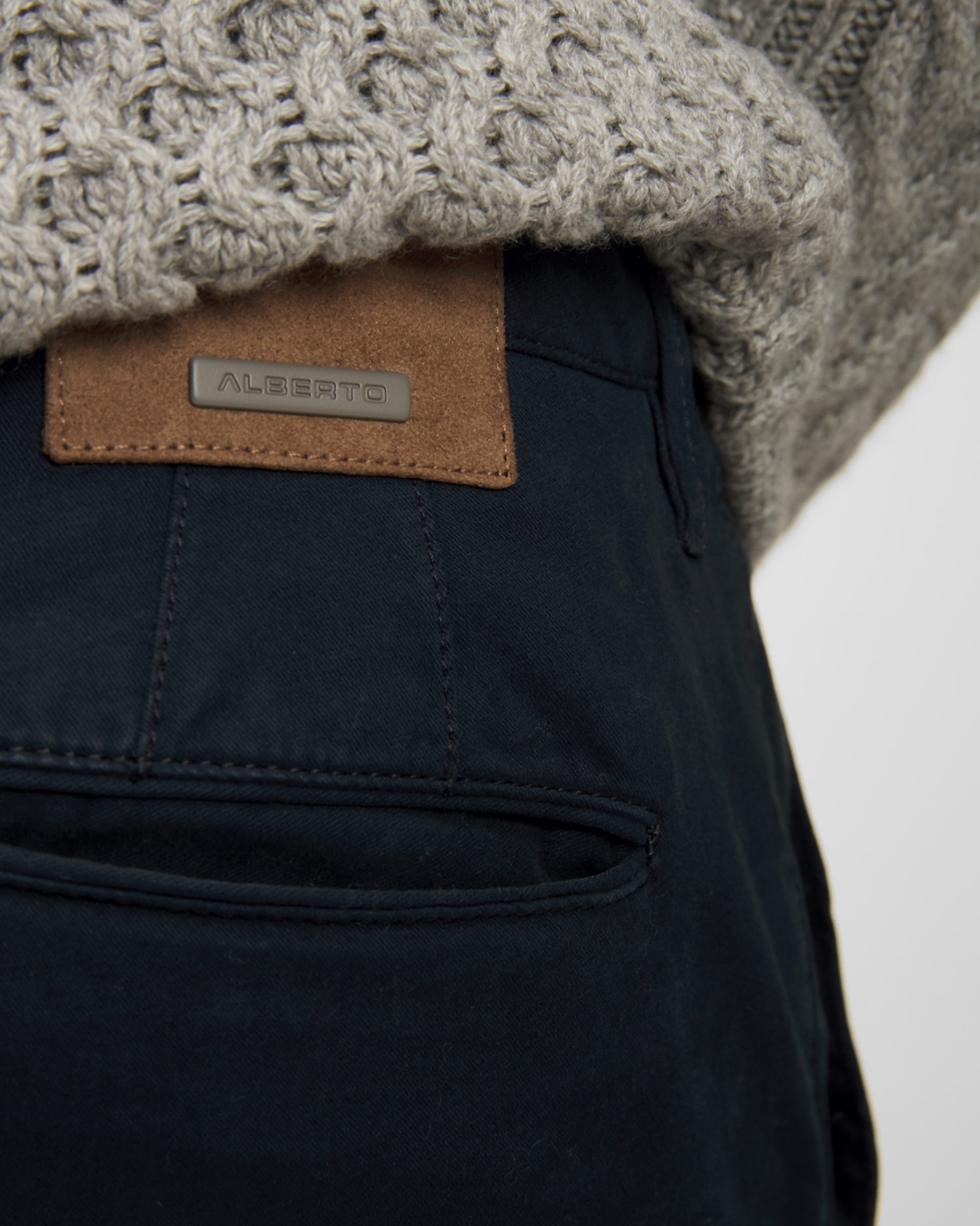 Pánske nohavice Alberto Rob-Super Stretch Broken Twill