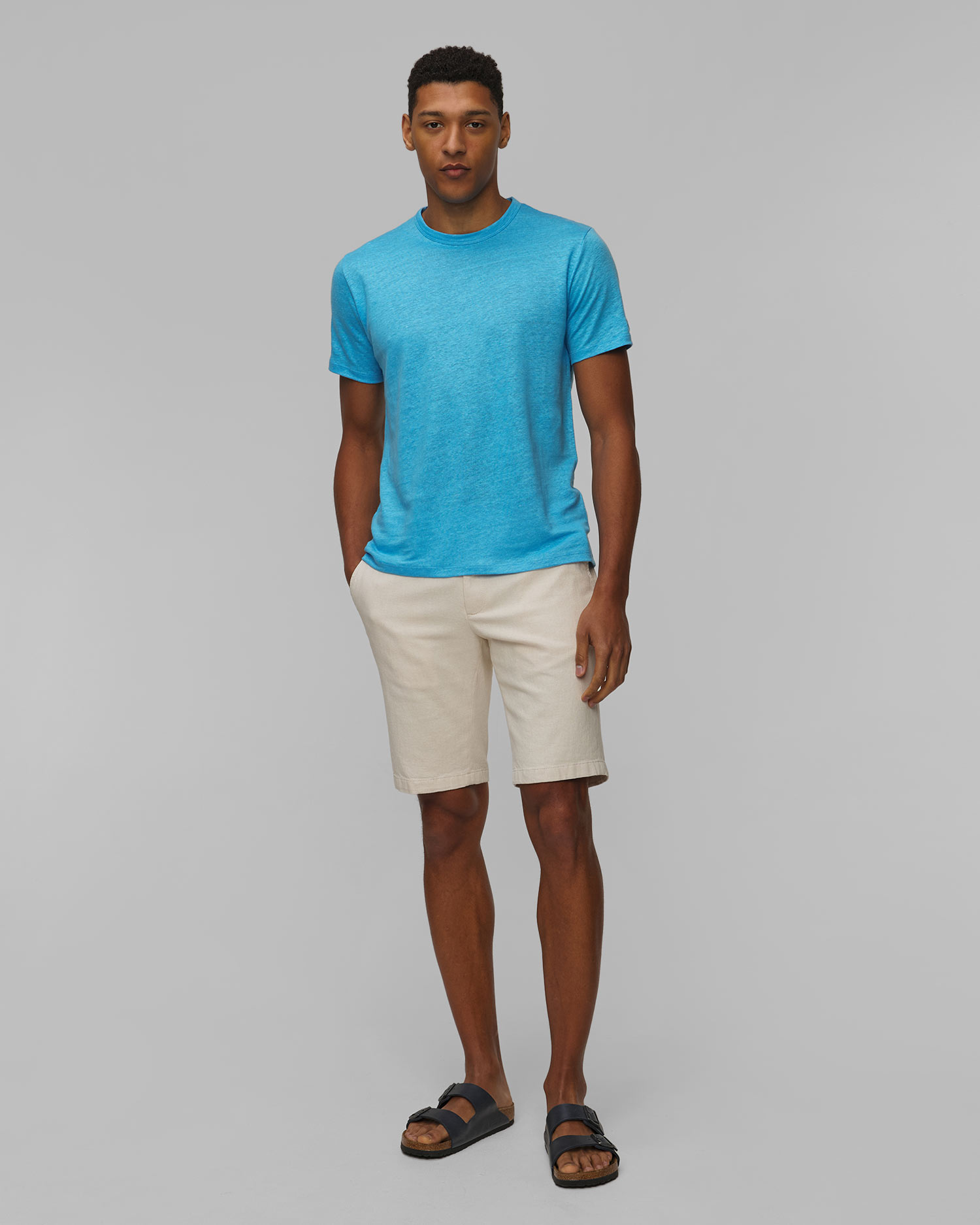Pánske ľanové šortky Alberto Jump-K - Smart Linen