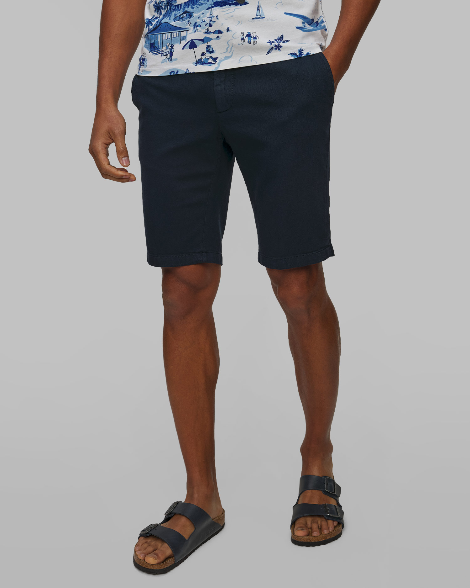 Pánske ľanové šortky Alberto Jump-K - Smart Linen