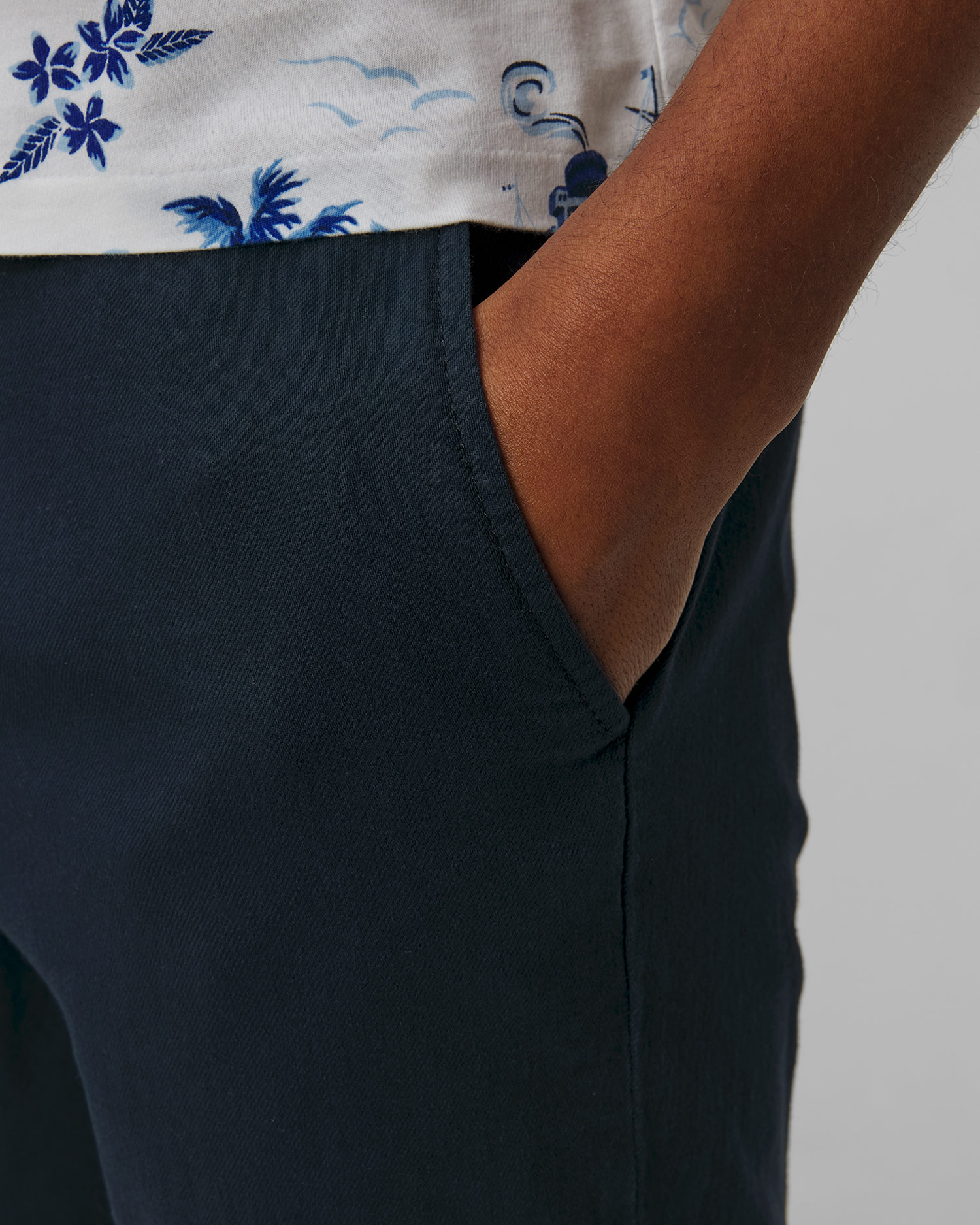 Alberto Jump-K - Smart Linen Herrenshorts mit Leinen