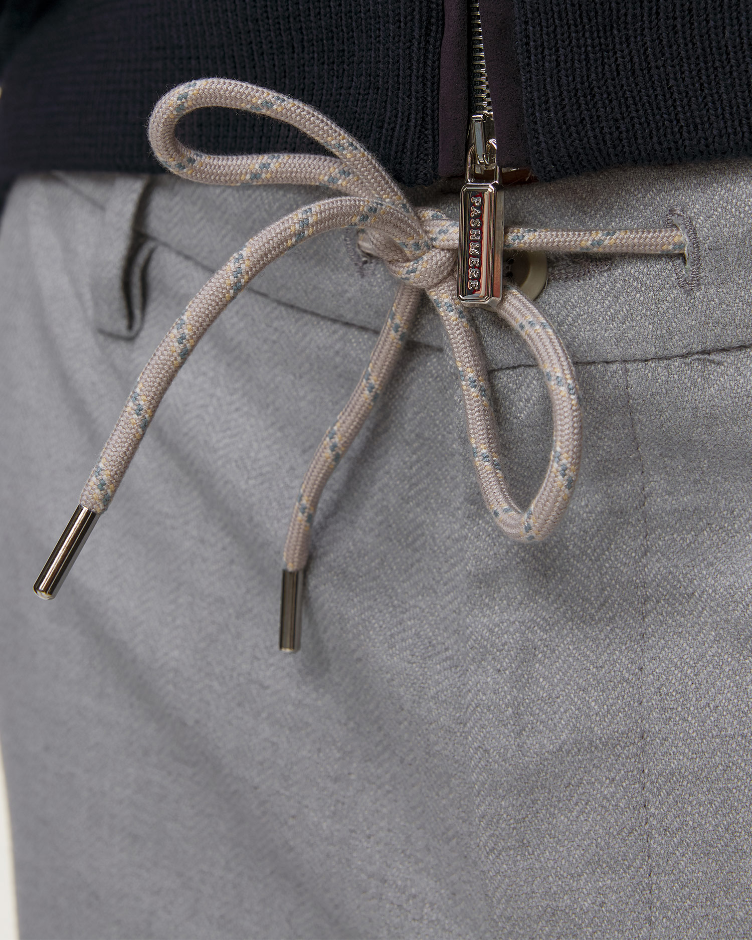 Men's trousers Alberto Jump Flannel Herringbone