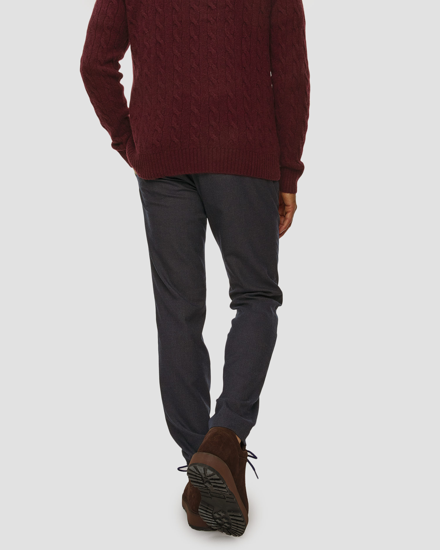 Men's trousers Alberto Jump Flannel Herringbone