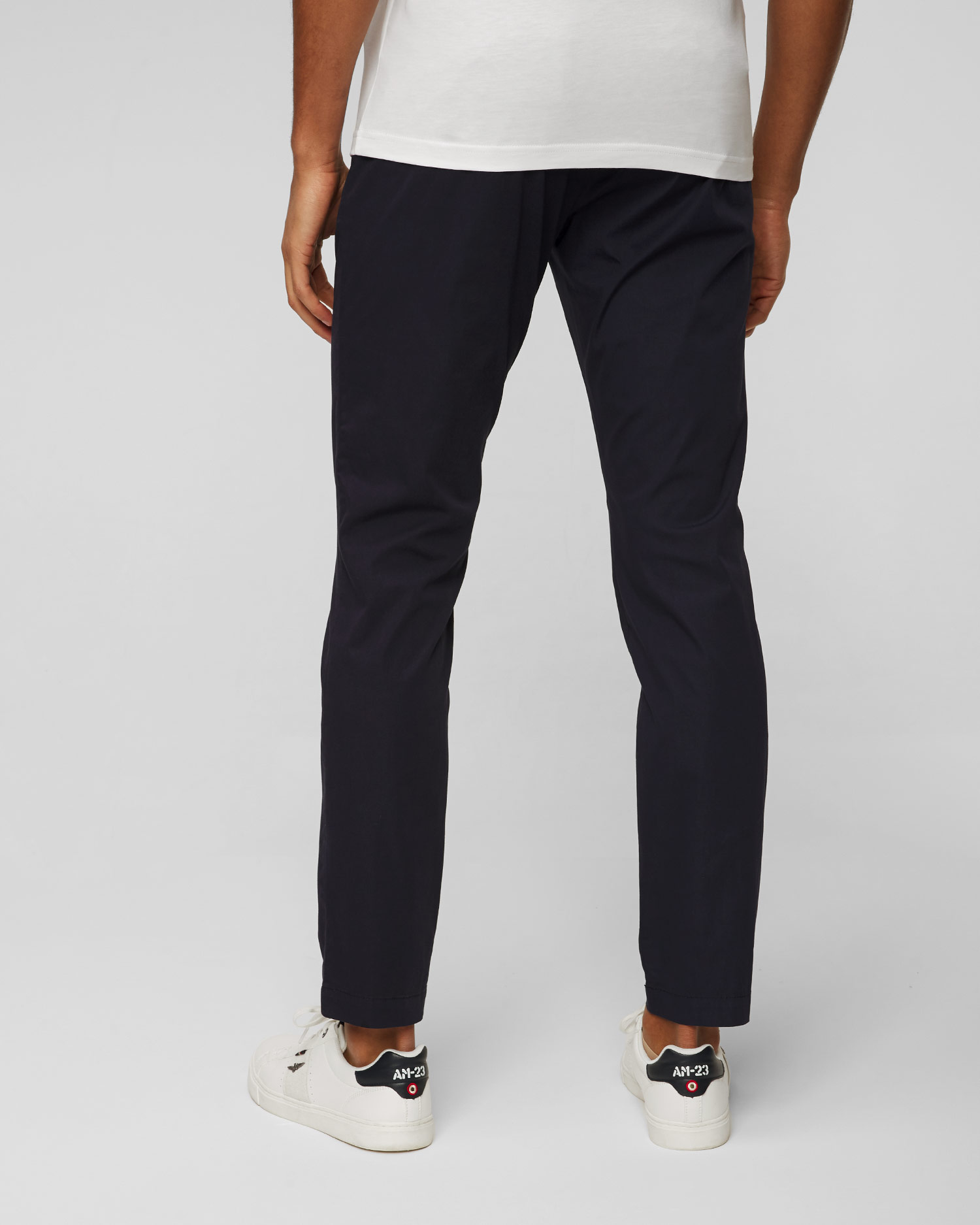 Pantalon bleu marine pour hommes Alberto Jump-Light Cotton