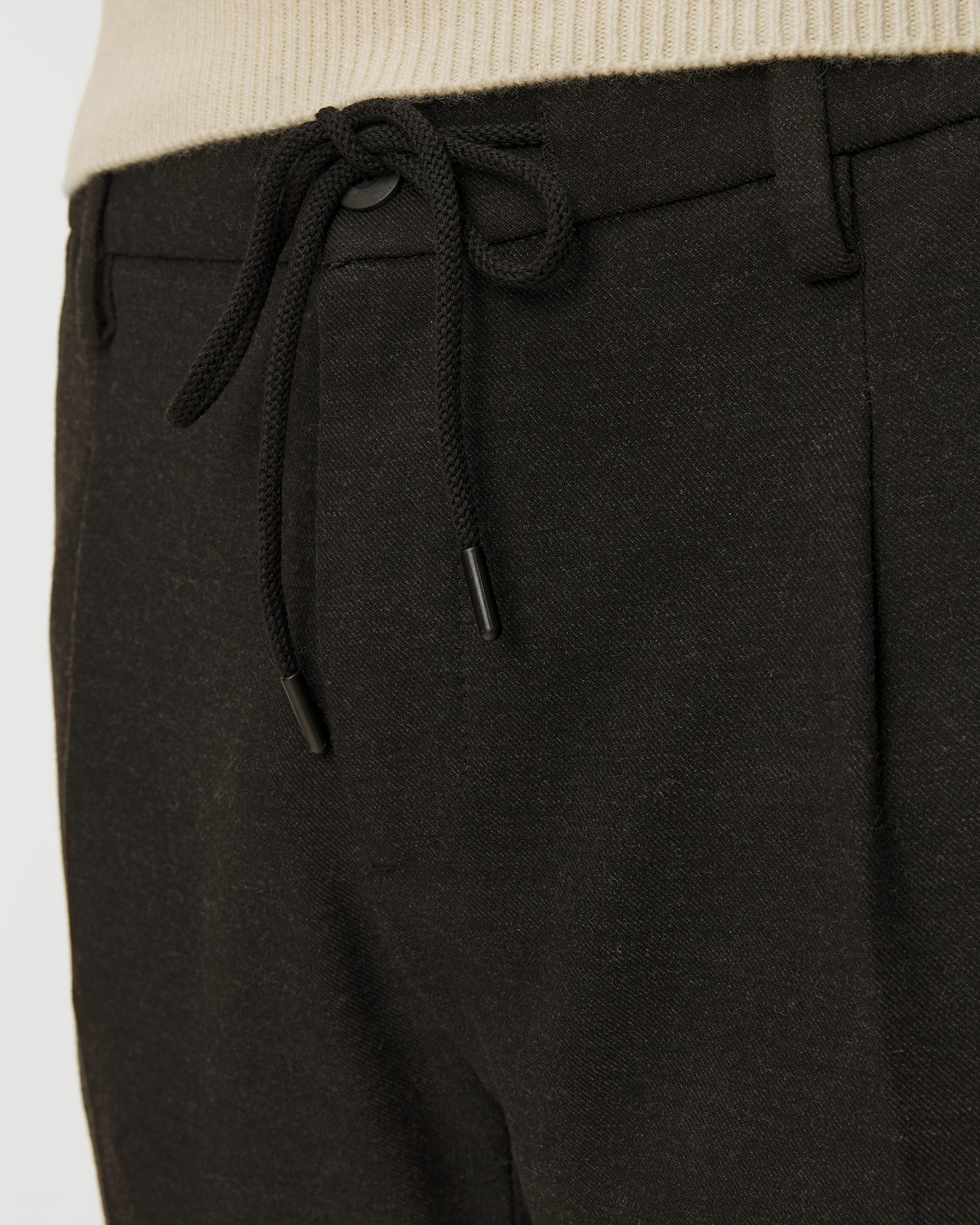 Men's grey trousers Alberto Barista Flannel Look