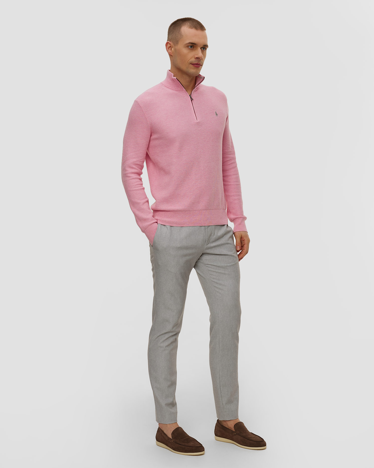 Šedé pánské kalhoty Alberto Rob - Super Stretch