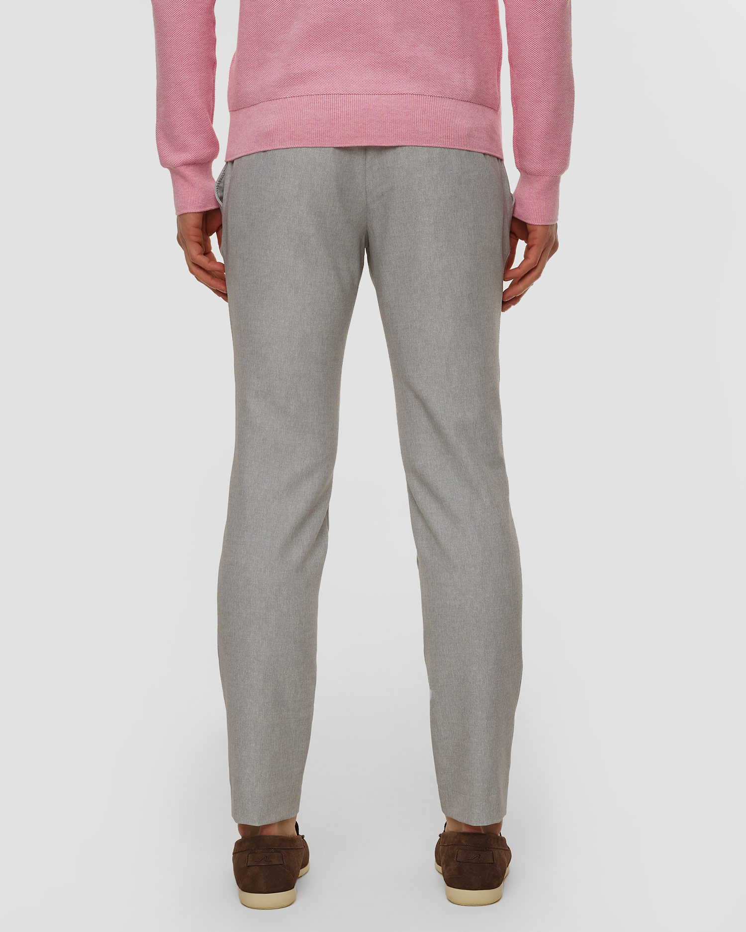 Šedé pánské kalhoty Alberto Rob - Super Stretch