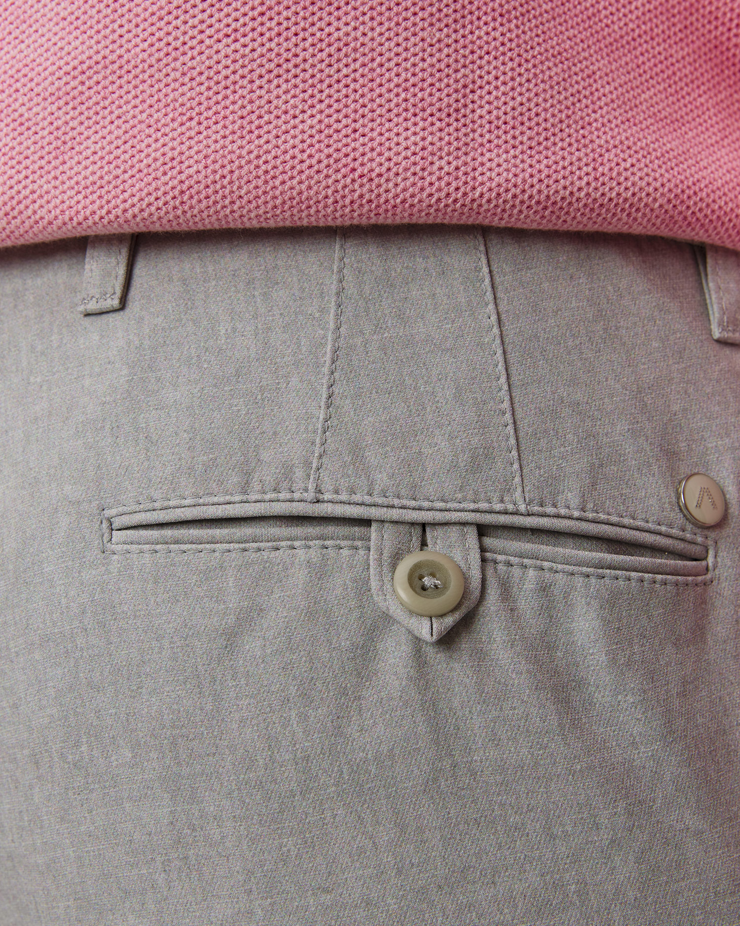 Šedé pánské kalhoty Alberto Rob - Super Stretch