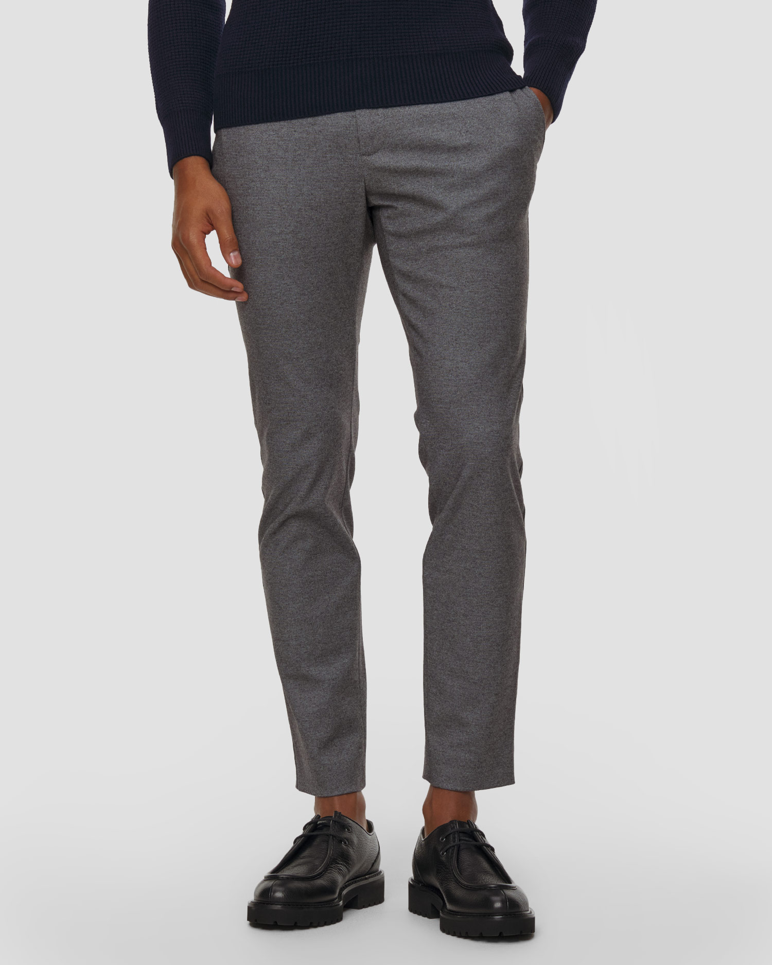 Pantaloni chino pentru bărbați Alberto Rob - New Jersey, Culoare/Model: Szary