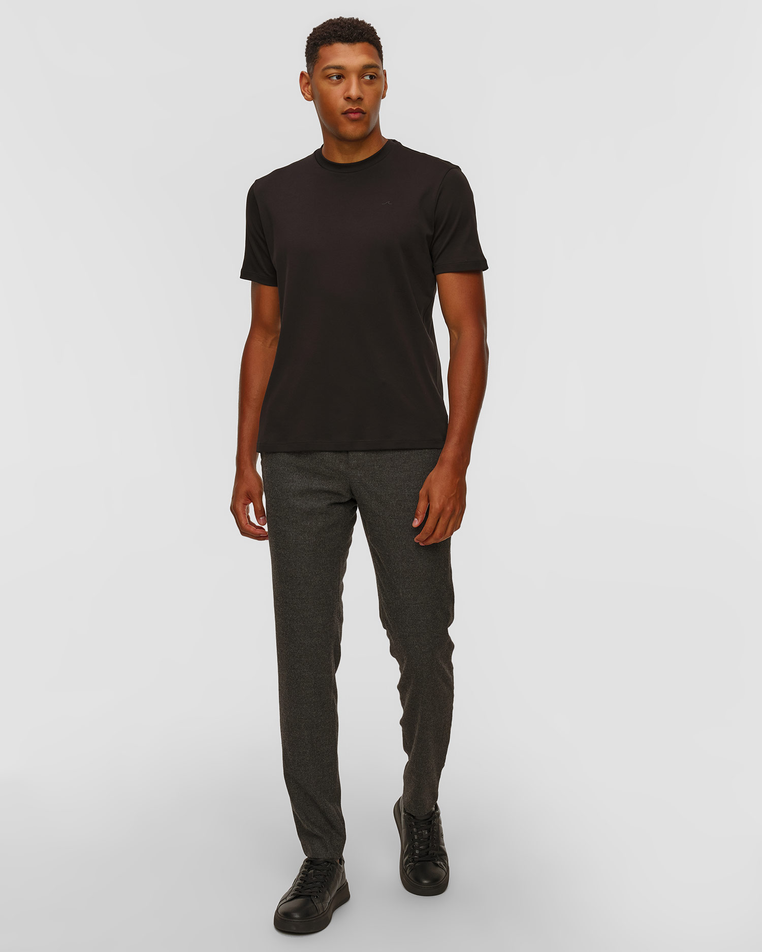 Pánske sivé vlnené nohavice Alberto Rob