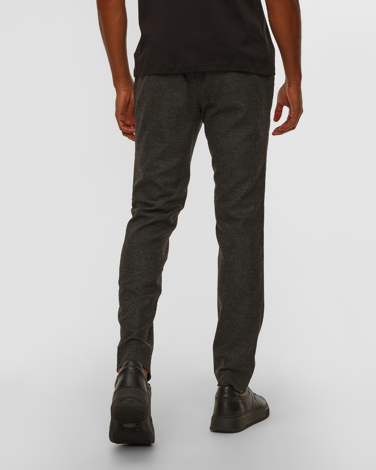 Pánske sivé vlnené nohavice Alberto Rob