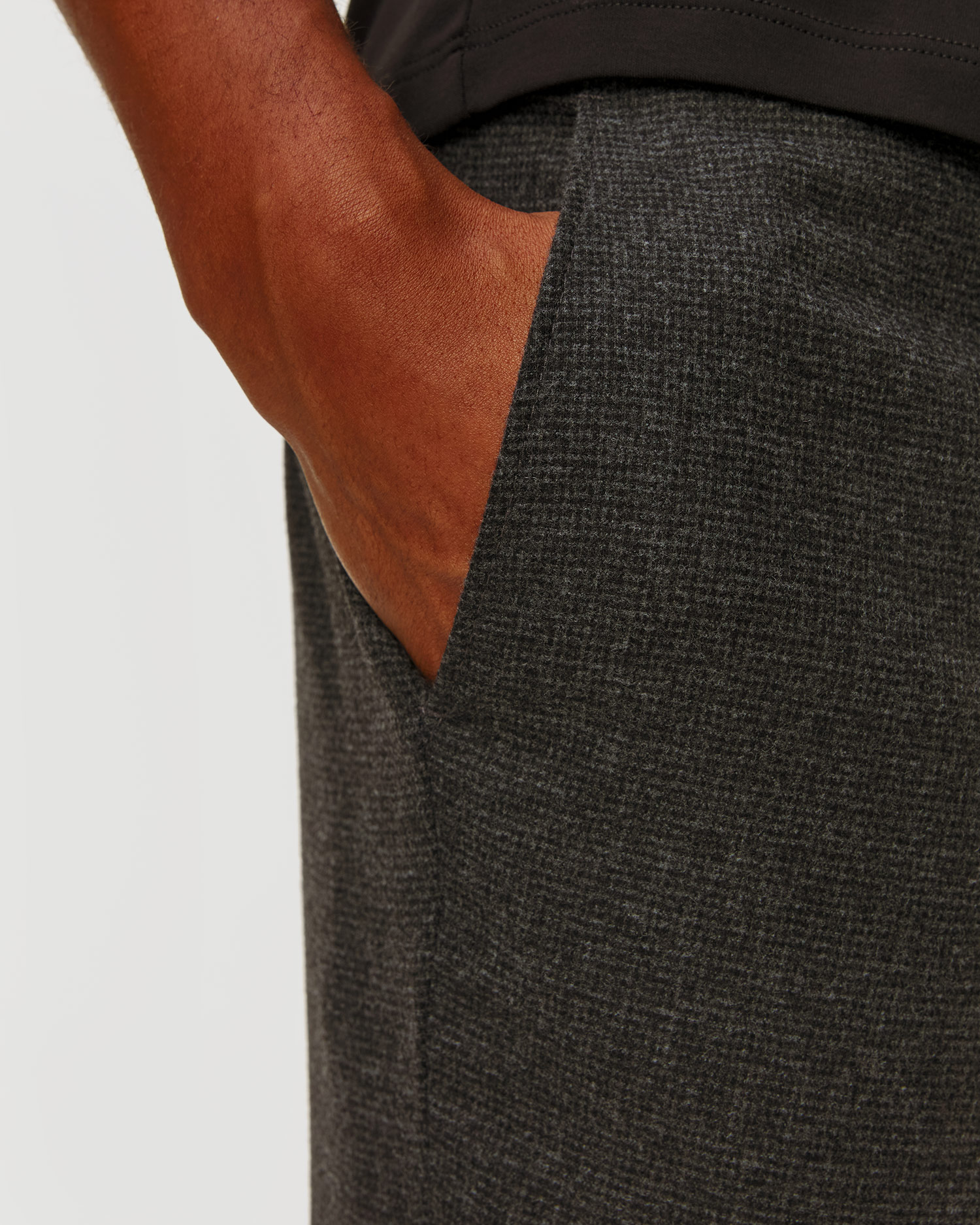 Pánske sivé vlnené nohavice Alberto Rob