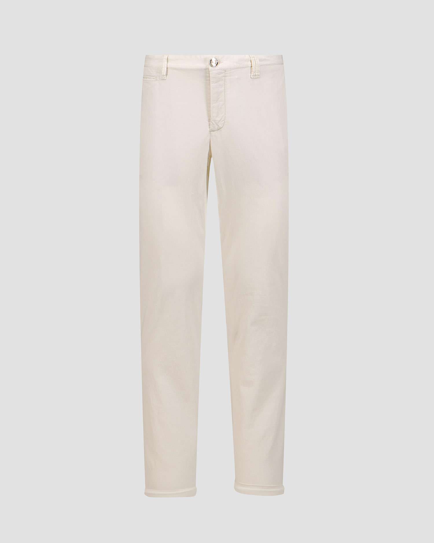 Men's white trousers Alberto Rob-Luxury Cotton