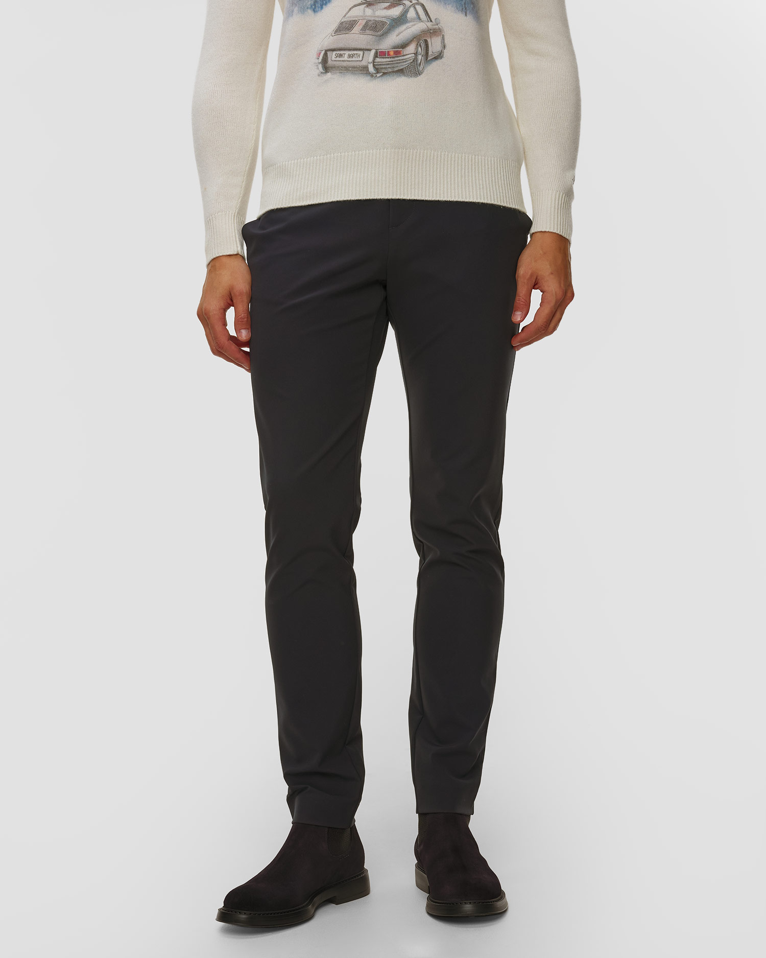 Men's navy blue ski trousers Alberto MOVE - Performance