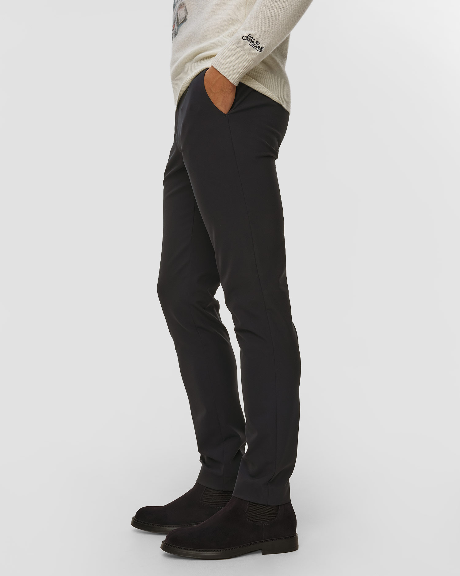 Men's navy blue ski trousers Alberto MOVE - Performance