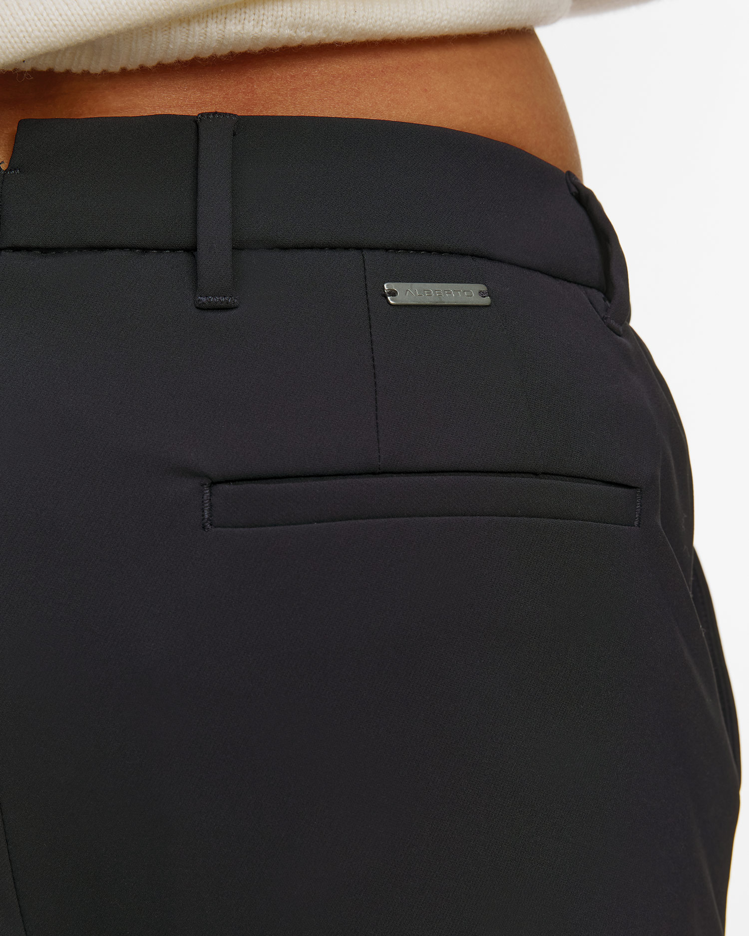 Men's navy blue ski trousers Alberto MOVE - Performance