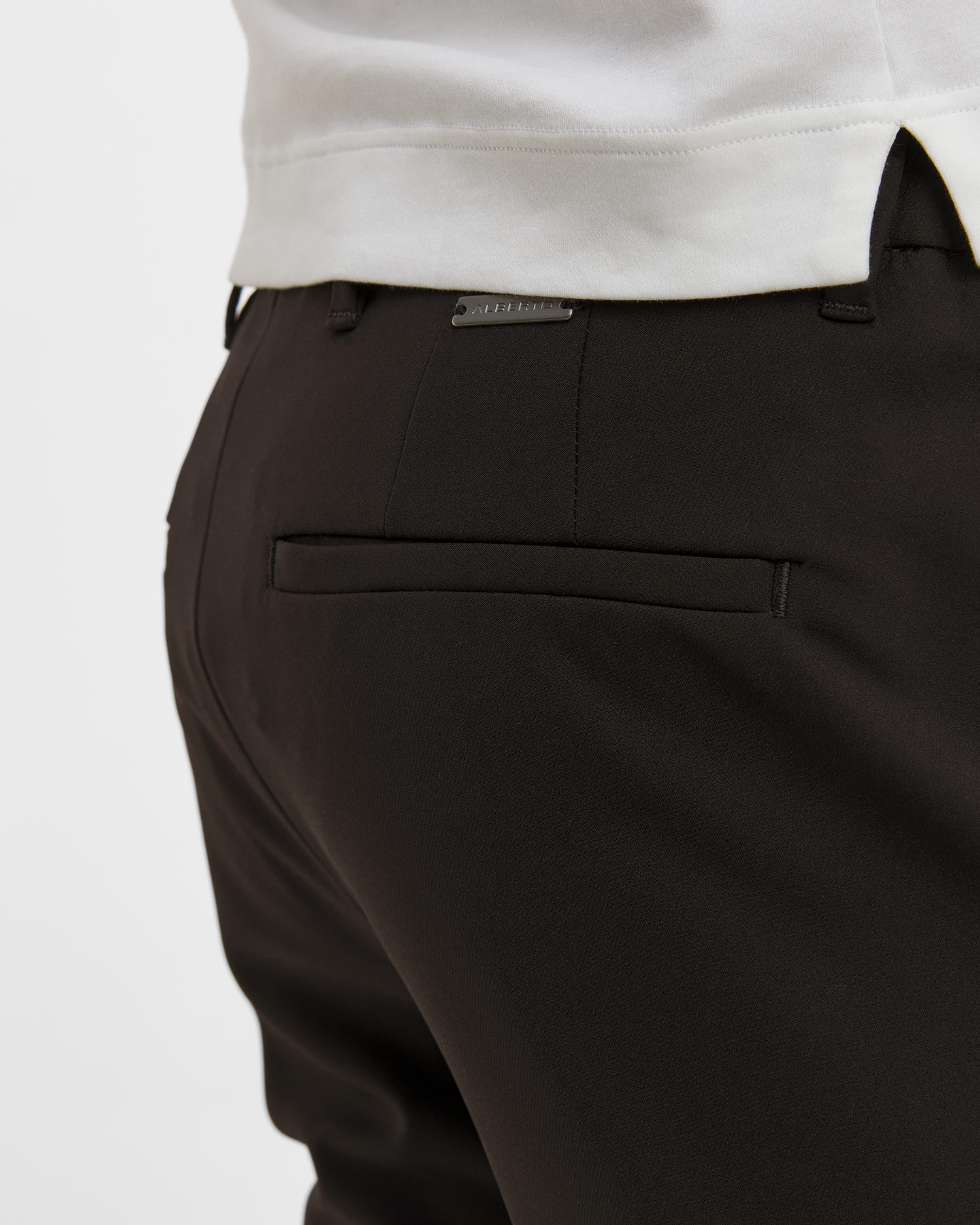 Men's black ski trousers Alberto MOVE - Performance