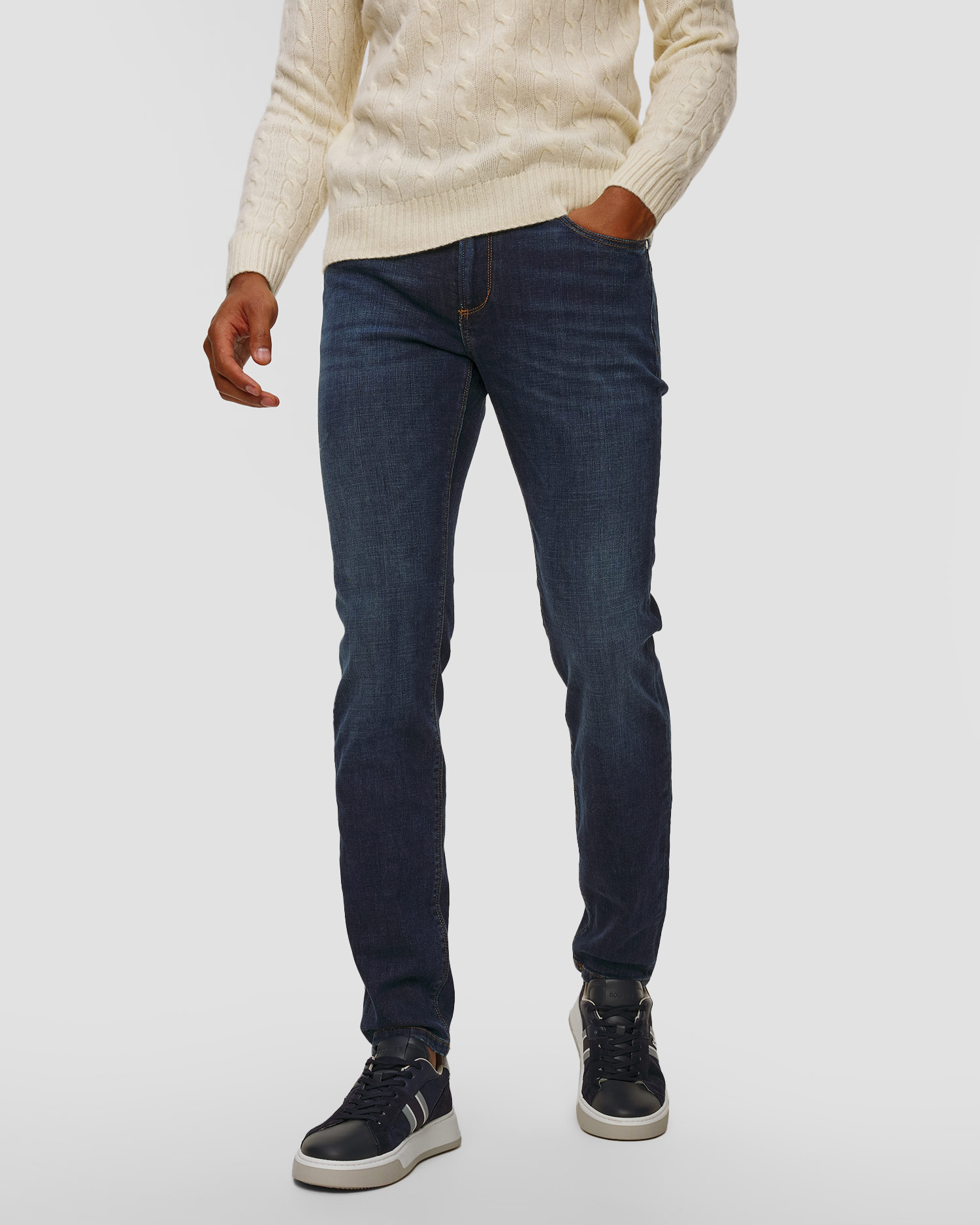 Pantalon en denim pour hommes Alberto Slim