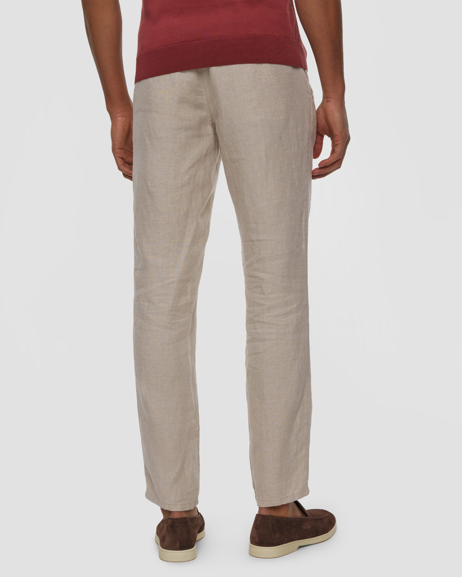 Spodnie lniane męskie Alberto Lou-J - Pure Linen