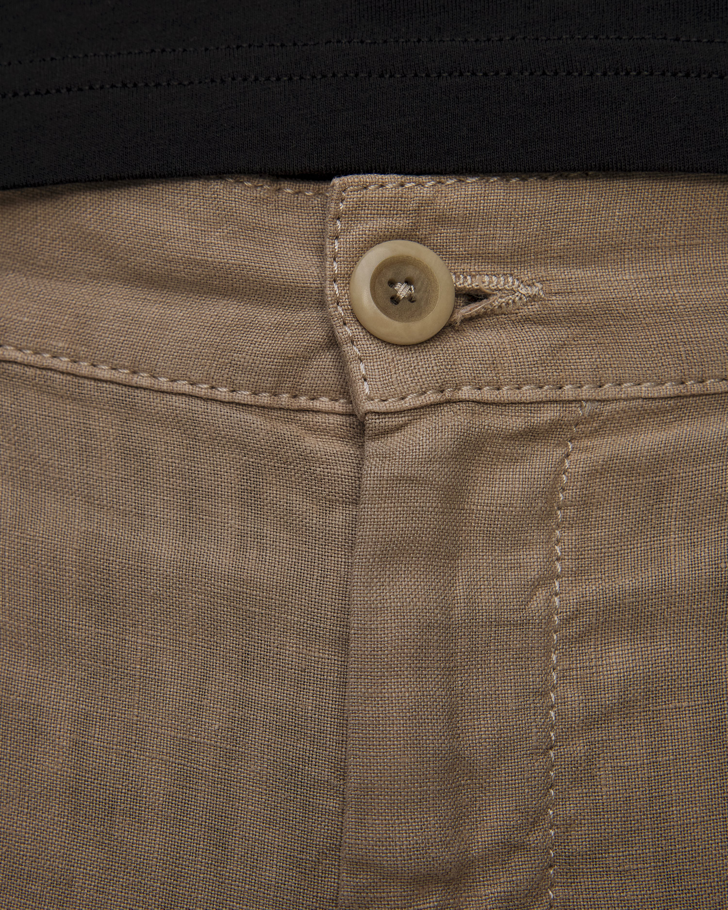 Pantaloni din in bej pentru bărbați Alberto Lou-J - Pure Linen