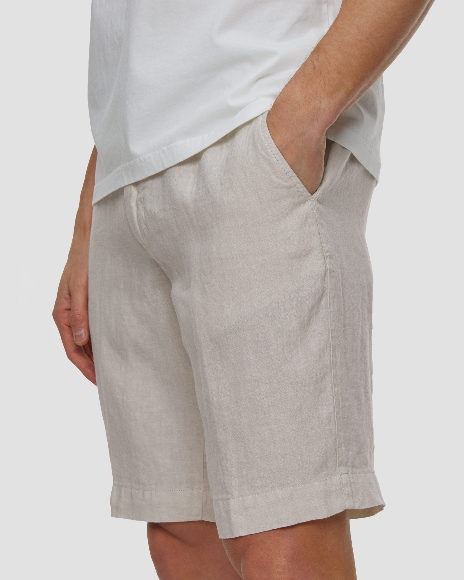 Șorturi din in pentru bărbați Alberto House-K Pure Linen