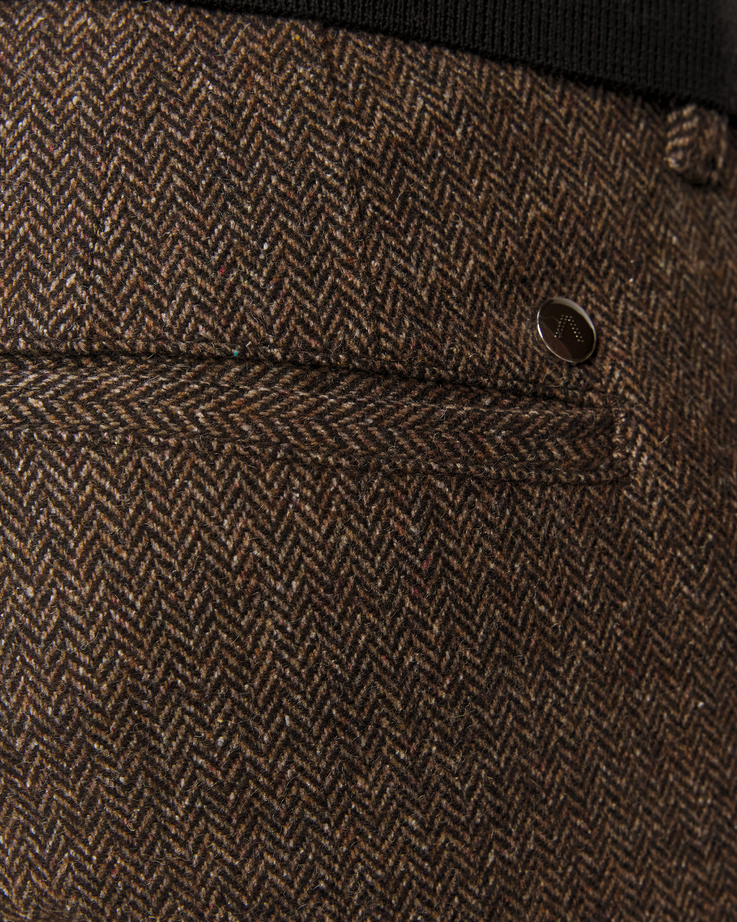 Men's wool trousers Alberto LOU-J-PL - Wool Herringbone