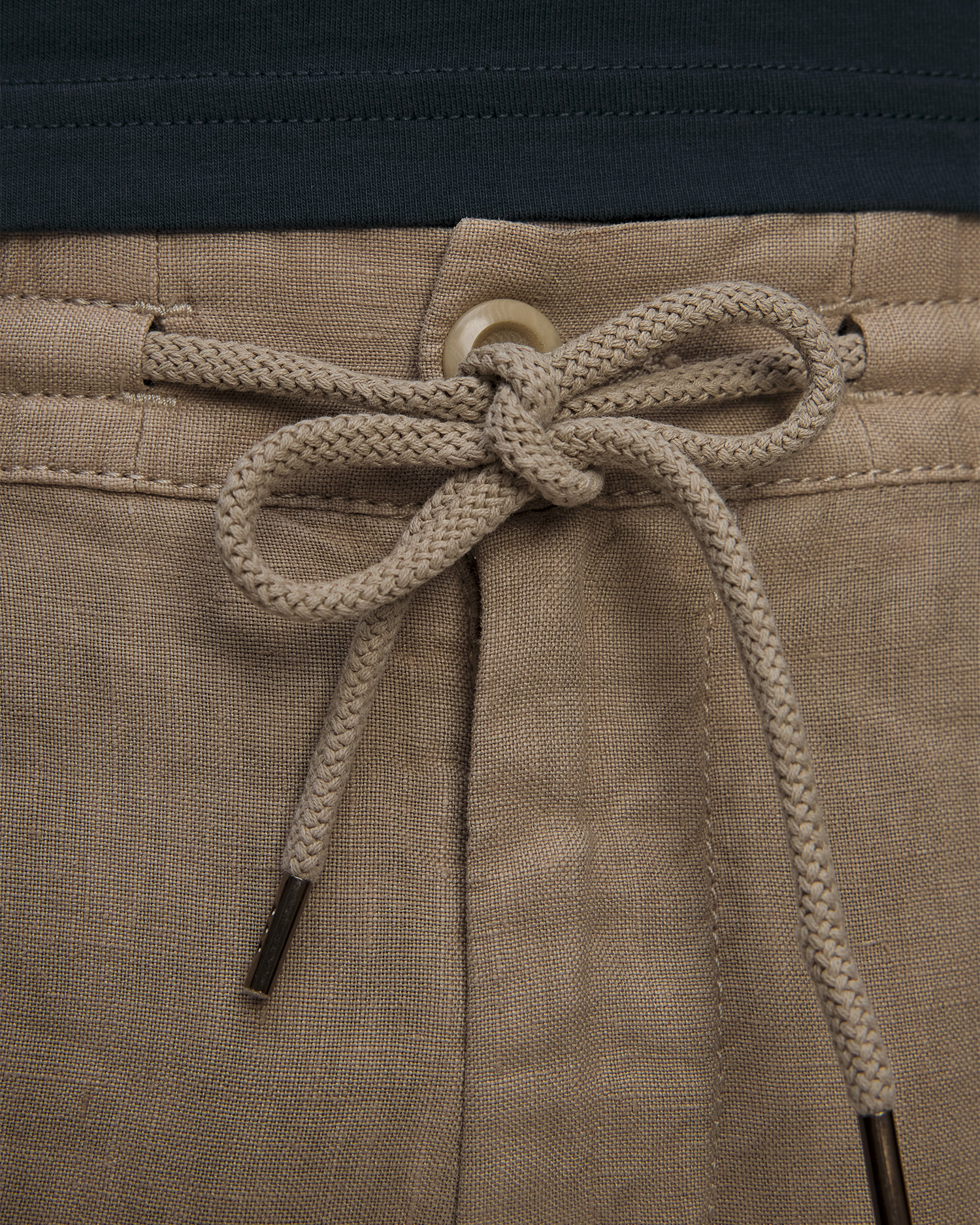 Pantaloni din in bej pentru bărbați Alberto Casa - Pure Linen