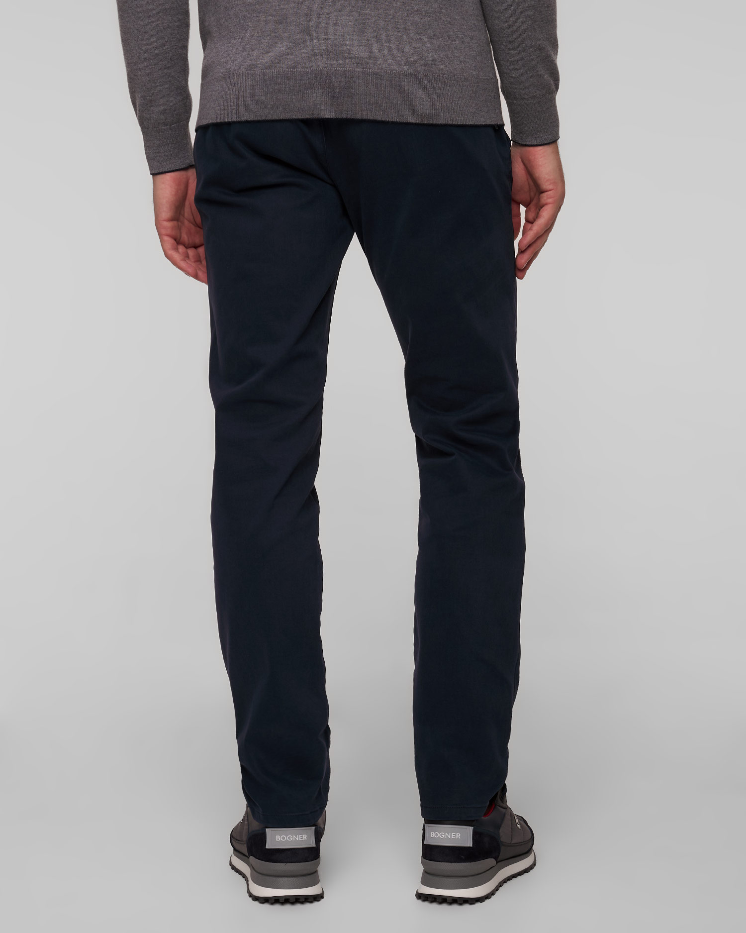 Alberto Rob Soft Tencel Herrenhose in Marineblau 