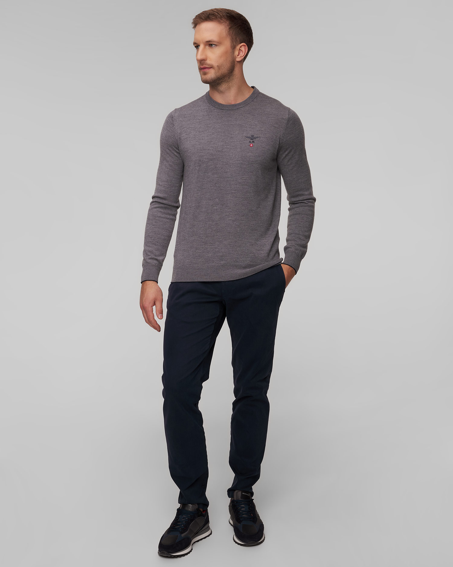 Alberto Rob Soft Tencel Herrenhose in Marineblau 