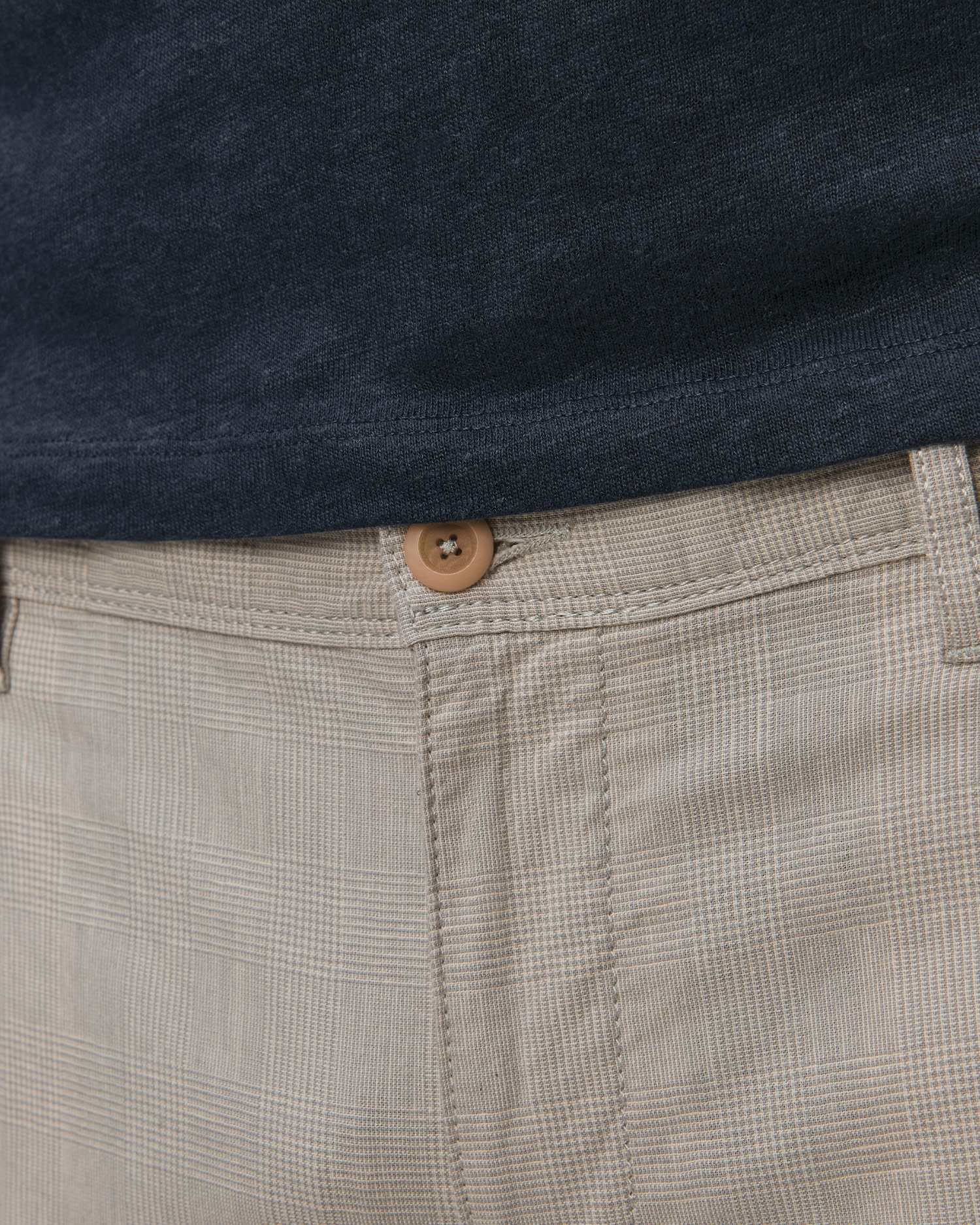 Pantalon en lin pour hommes Alberto Rob - Glencheck