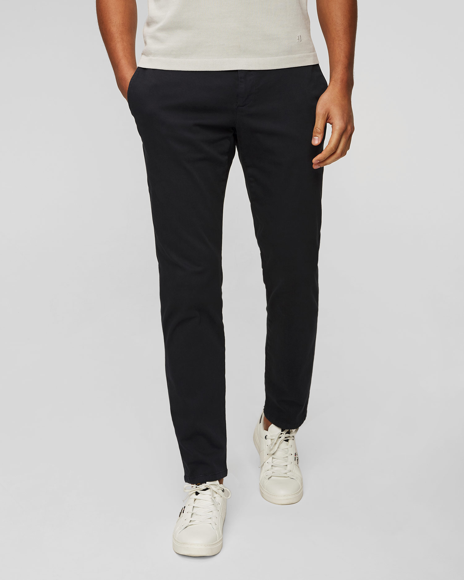 Pantaloni blu scuro da uomo Alberto Rob-Coloured Denim