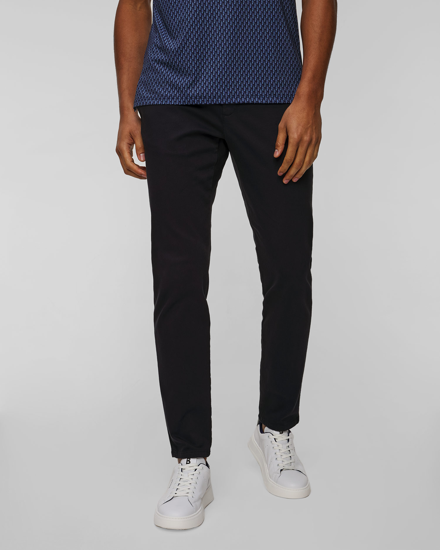 Pantalon bleu marine pour hommes Alberto Rob-Coloured Denim 