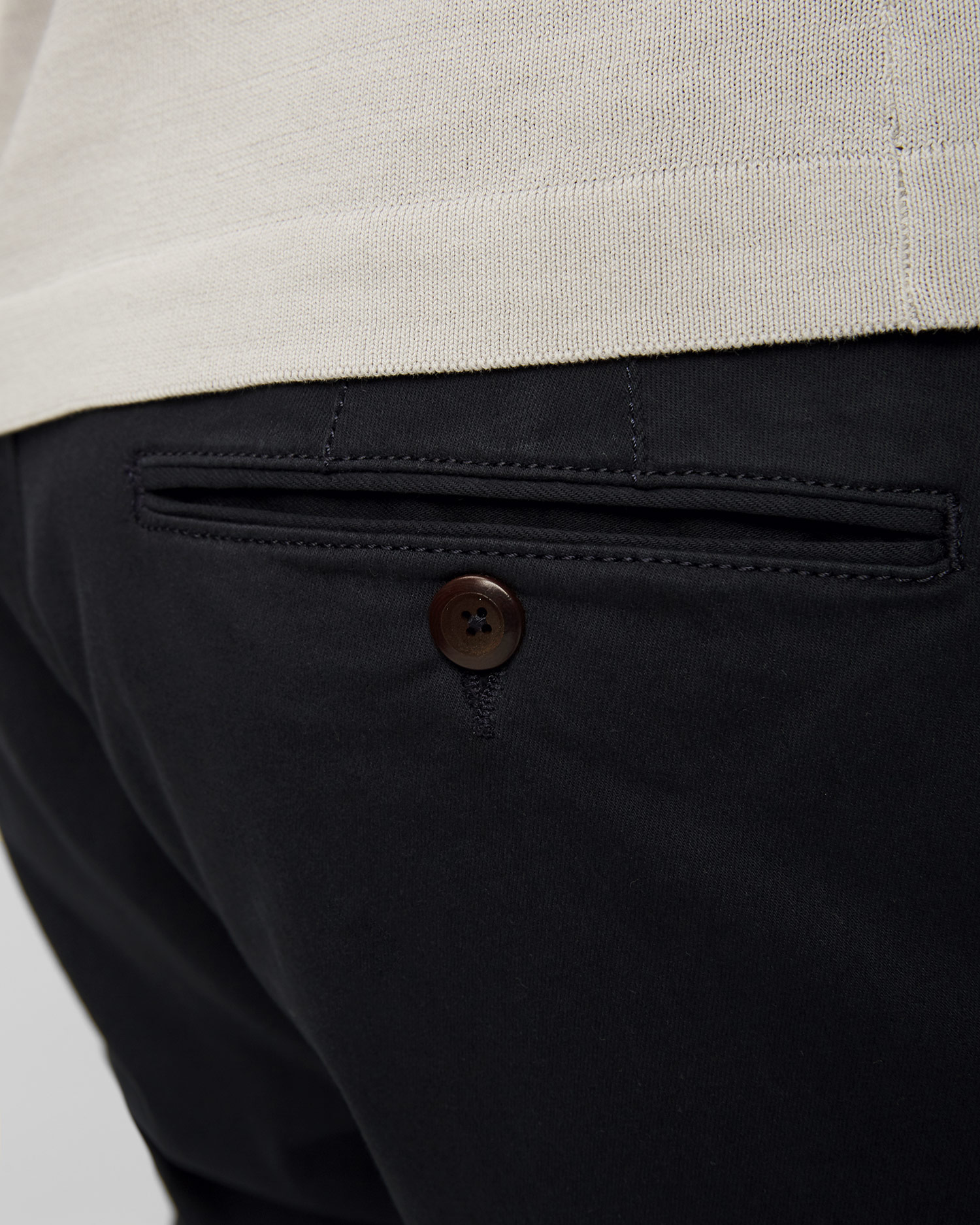 Pantaloni blu scuro da uomo Alberto Rob-Coloured Denim