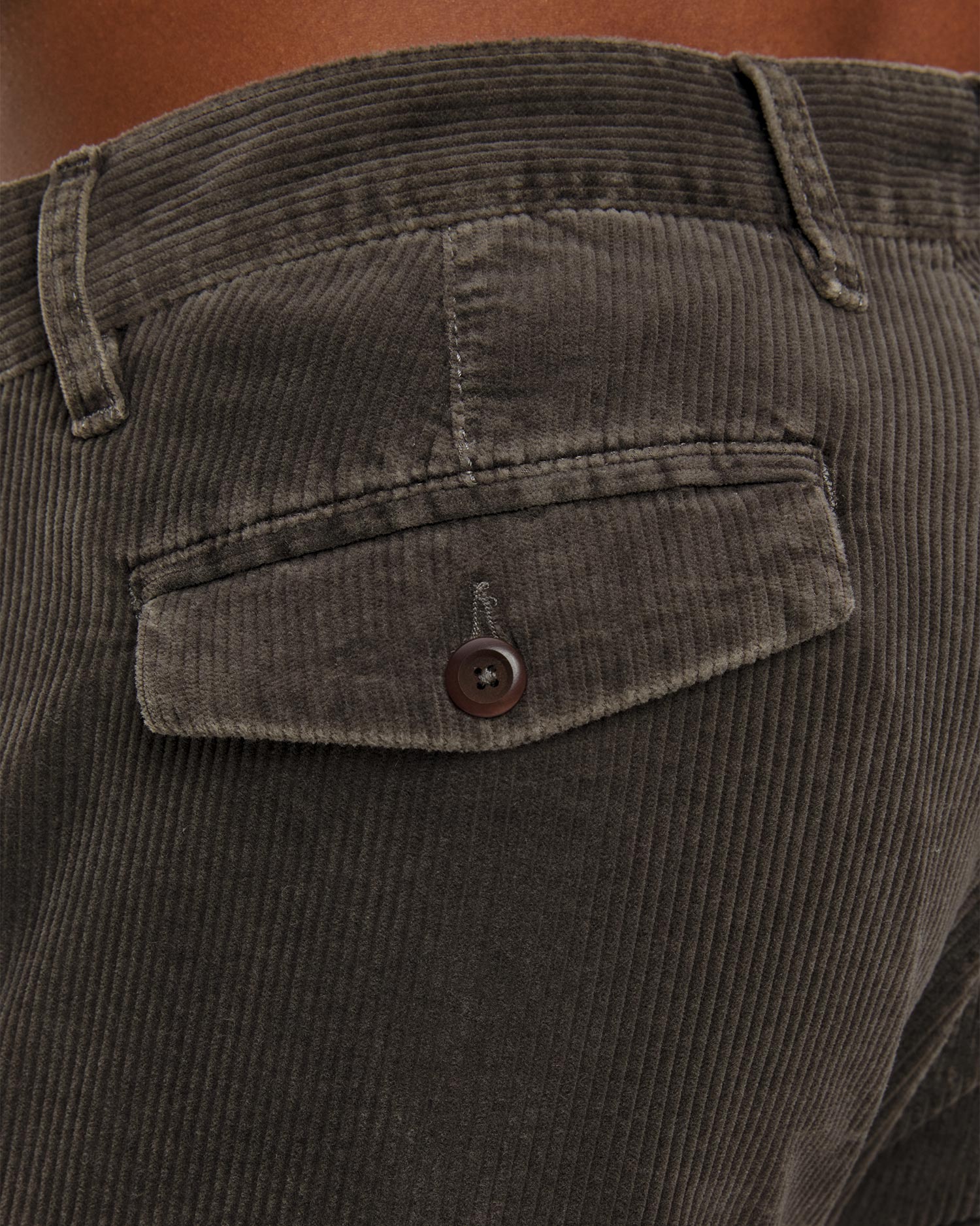 Pantaloni din corduroy pentru bărbați Alberto Lou -Kl - Dusty Corduroy