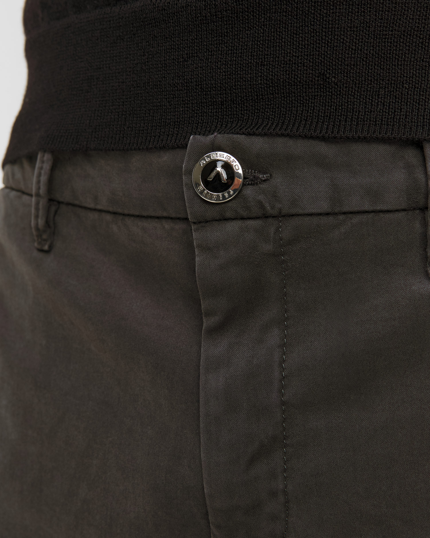 Pantaloni grigi da uomo Alberto ROB-JGU - Soft Tencel™