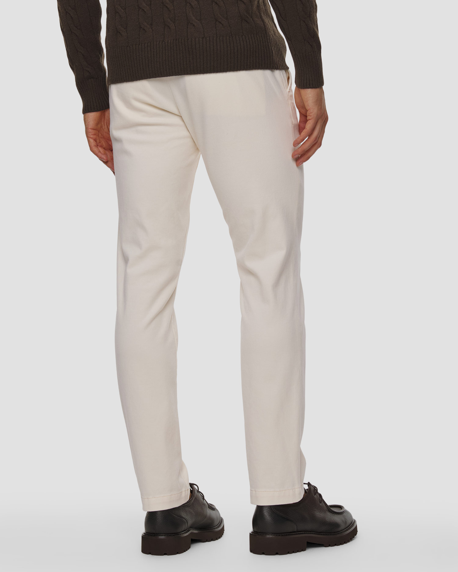 Alberto Lou -Kl- Diamond Brushed Cotton Herren-Chinohose