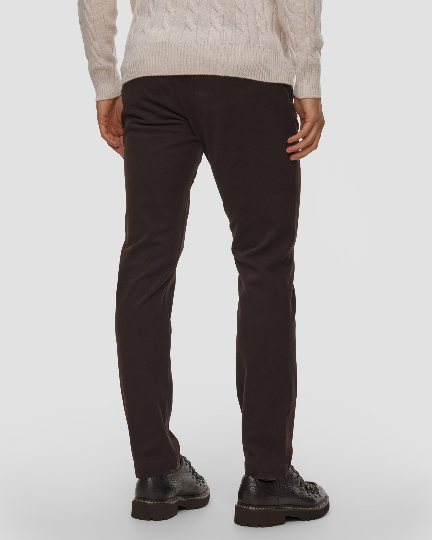 Alberto Lou -Kl- Diamond Brushed Cotton Herren-Chinohose