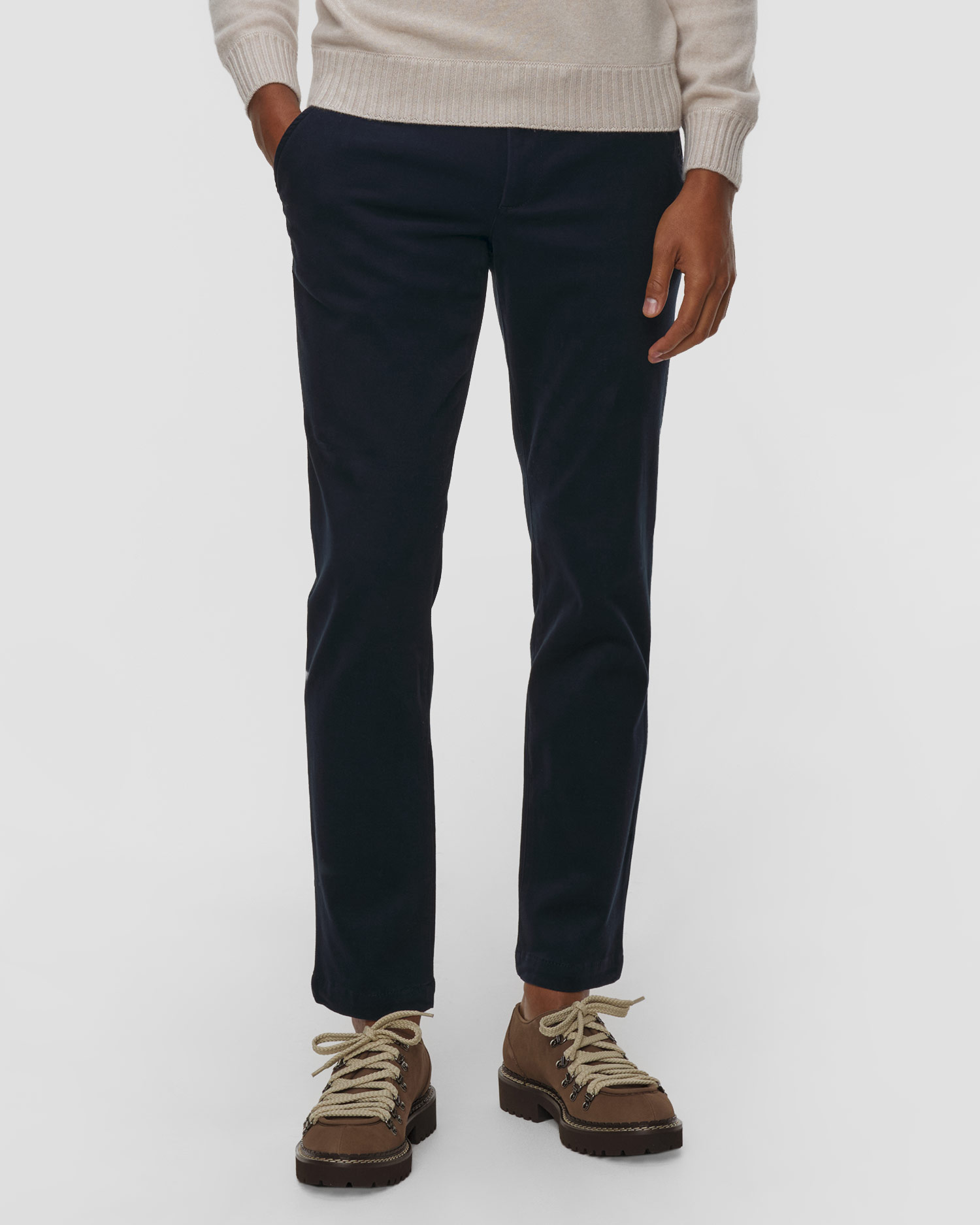 Spodnie chino męskie Alberto Lou -Kl- Diamond Brushed Cotton