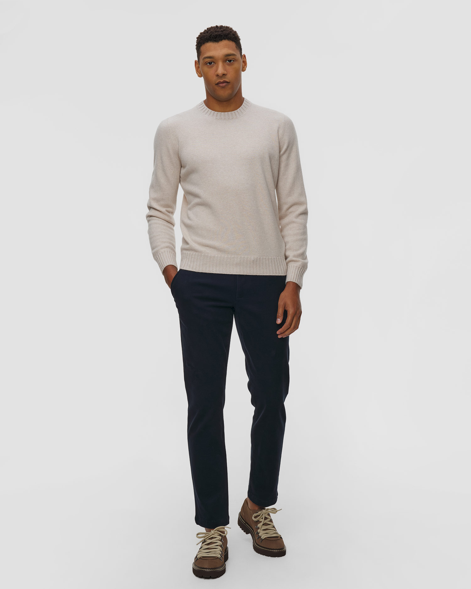 Spodnie chino męskie Alberto Lou -Kl- Diamond Brushed Cotton