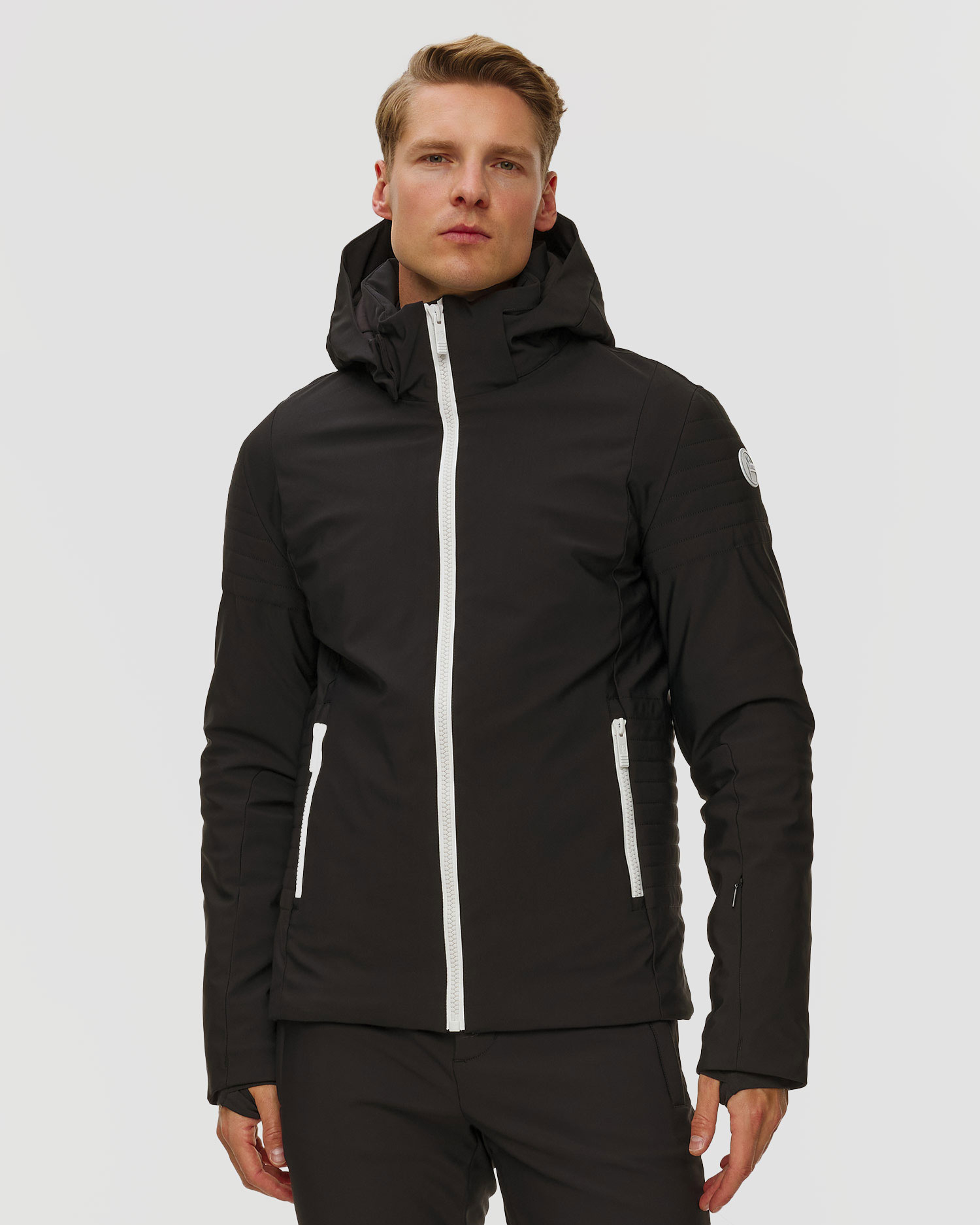 Czarna kurtka narciarska męska Fusalp Power III