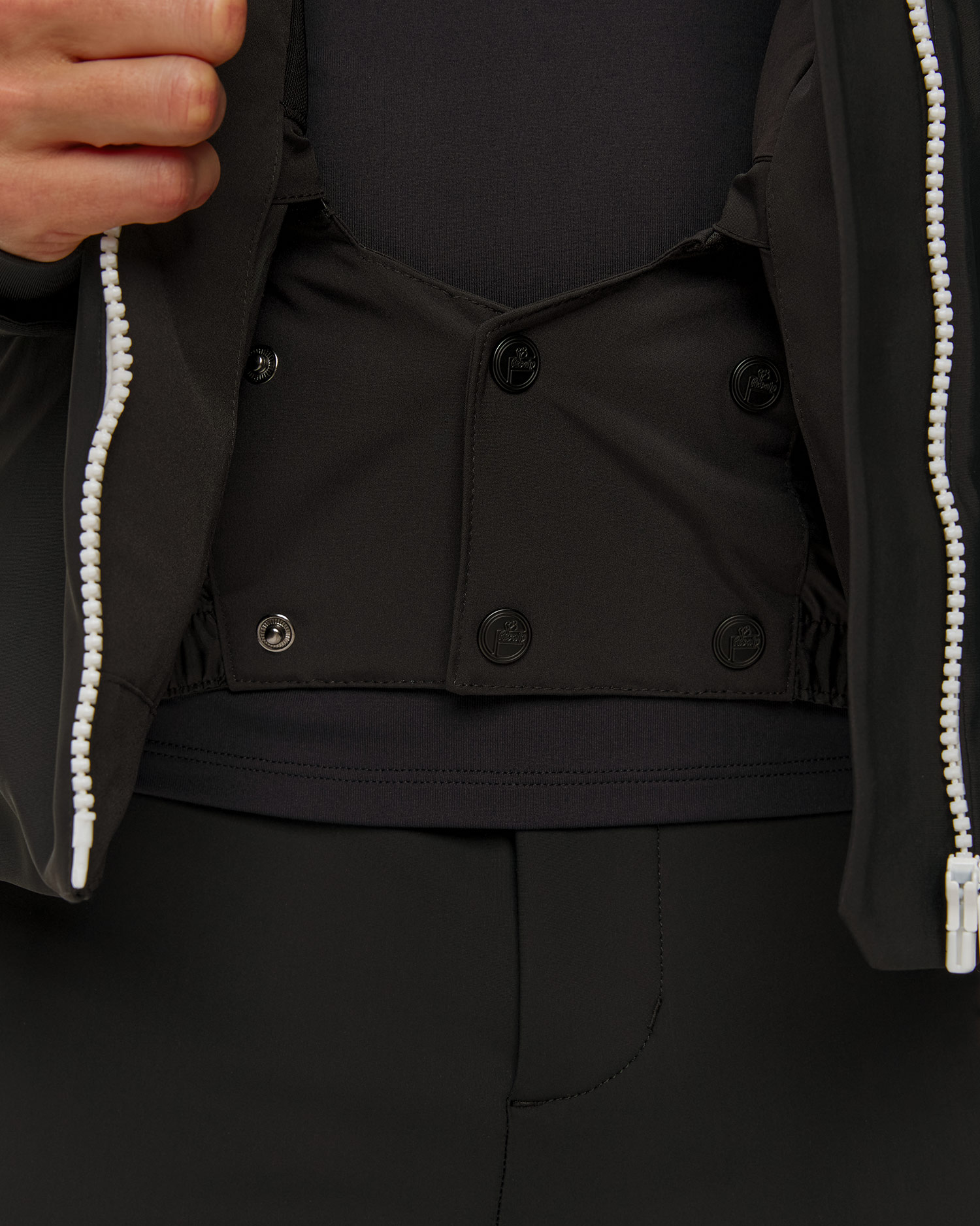 Czarna kurtka narciarska męska Fusalp Power III