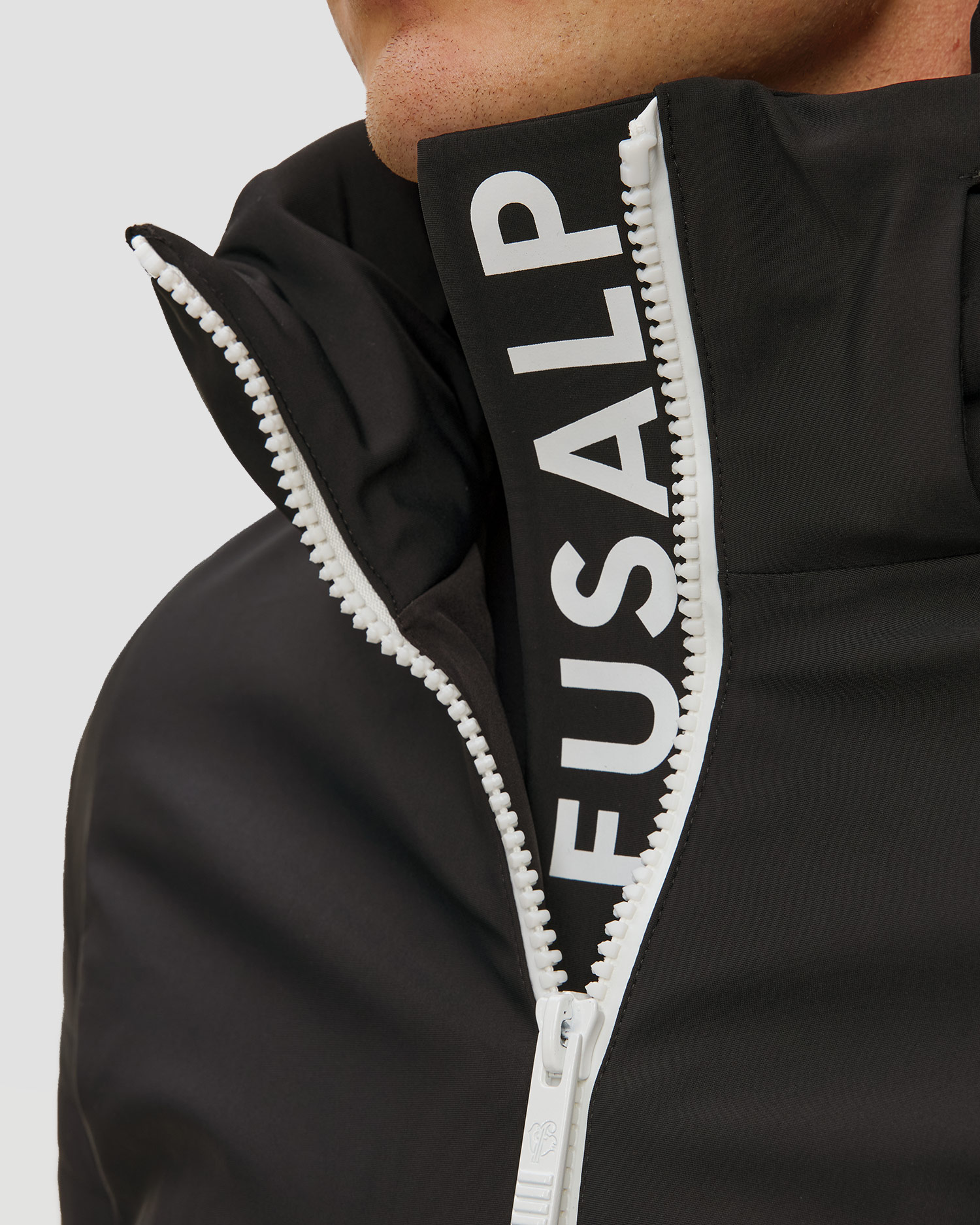 Czarna kurtka narciarska męska Fusalp Power III