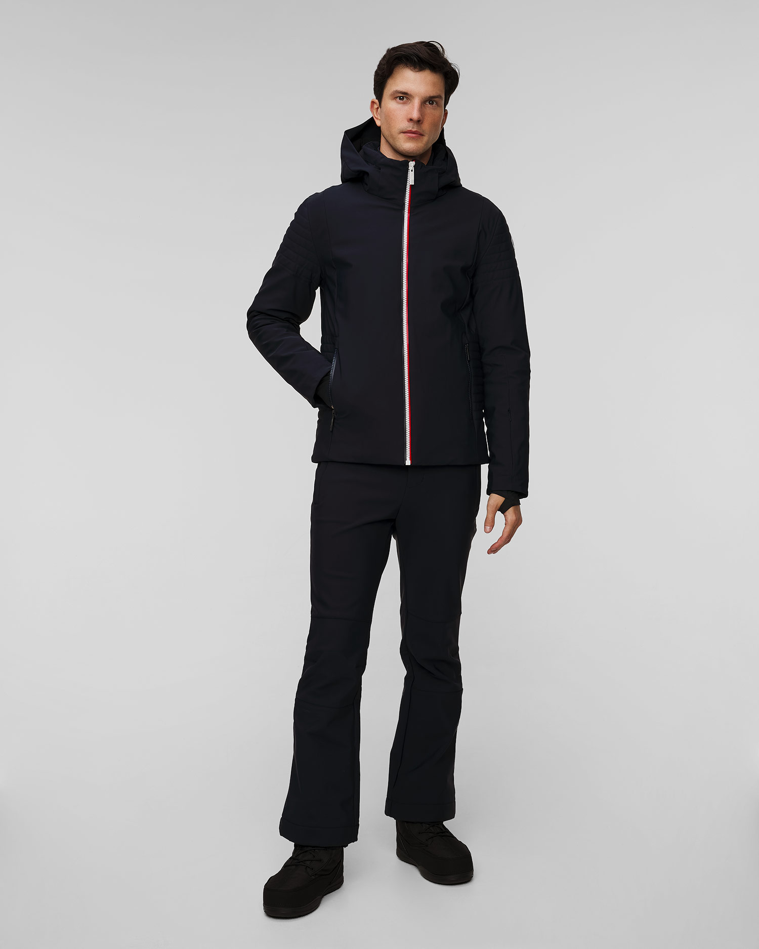 Veste de ski bleu marine pour hommes Fusalp Power III