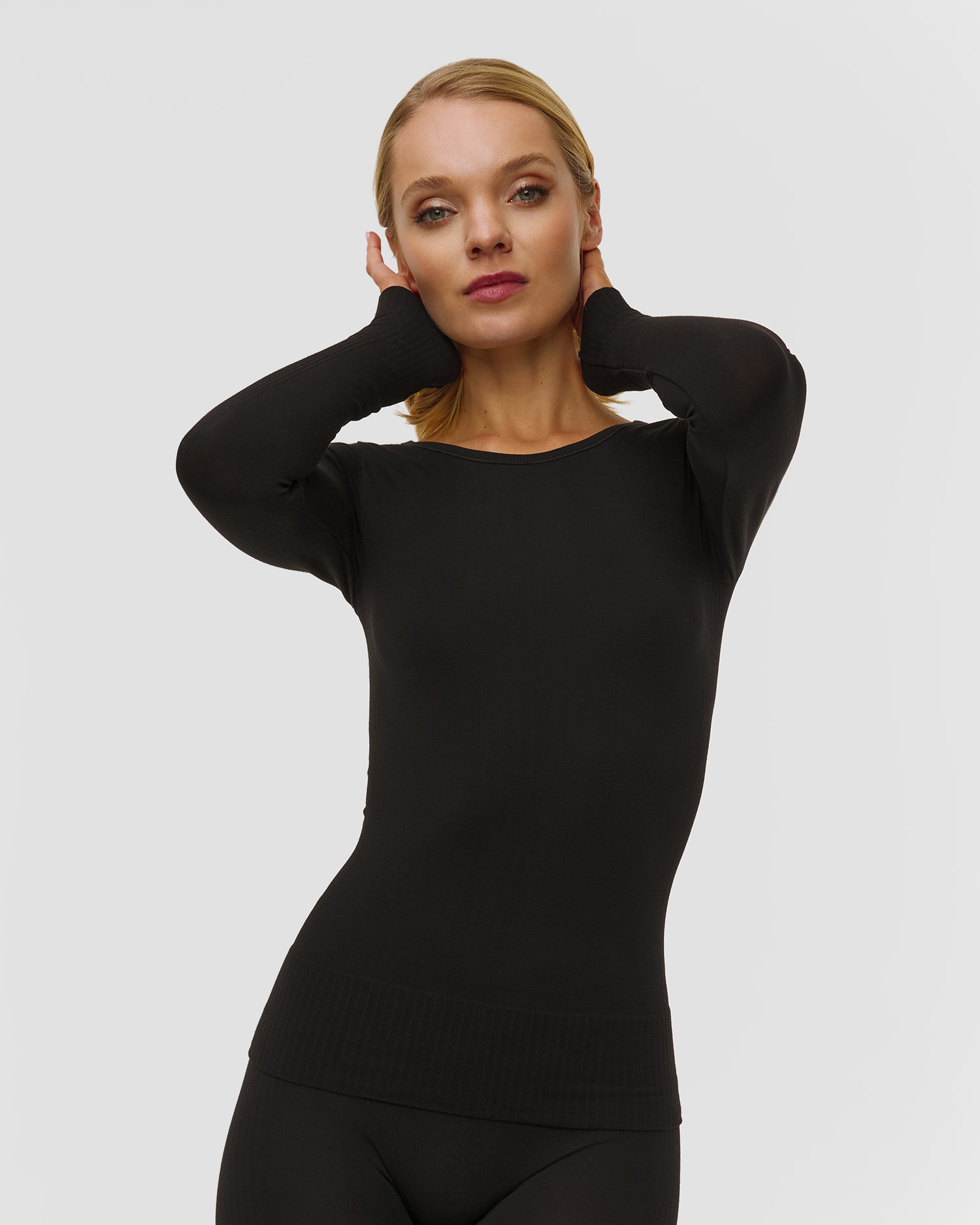 Longsleeve termoaktywny damski Fusalp Troop czarny