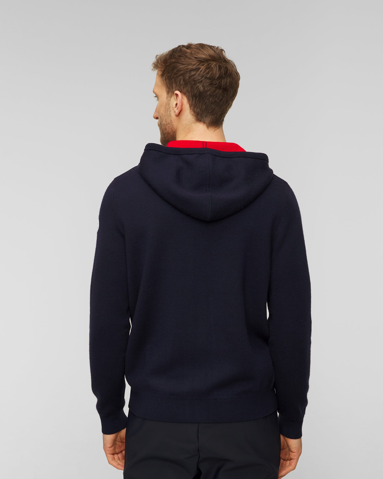Maglione con apertura e cappuccio da uomo Fusalp Terence