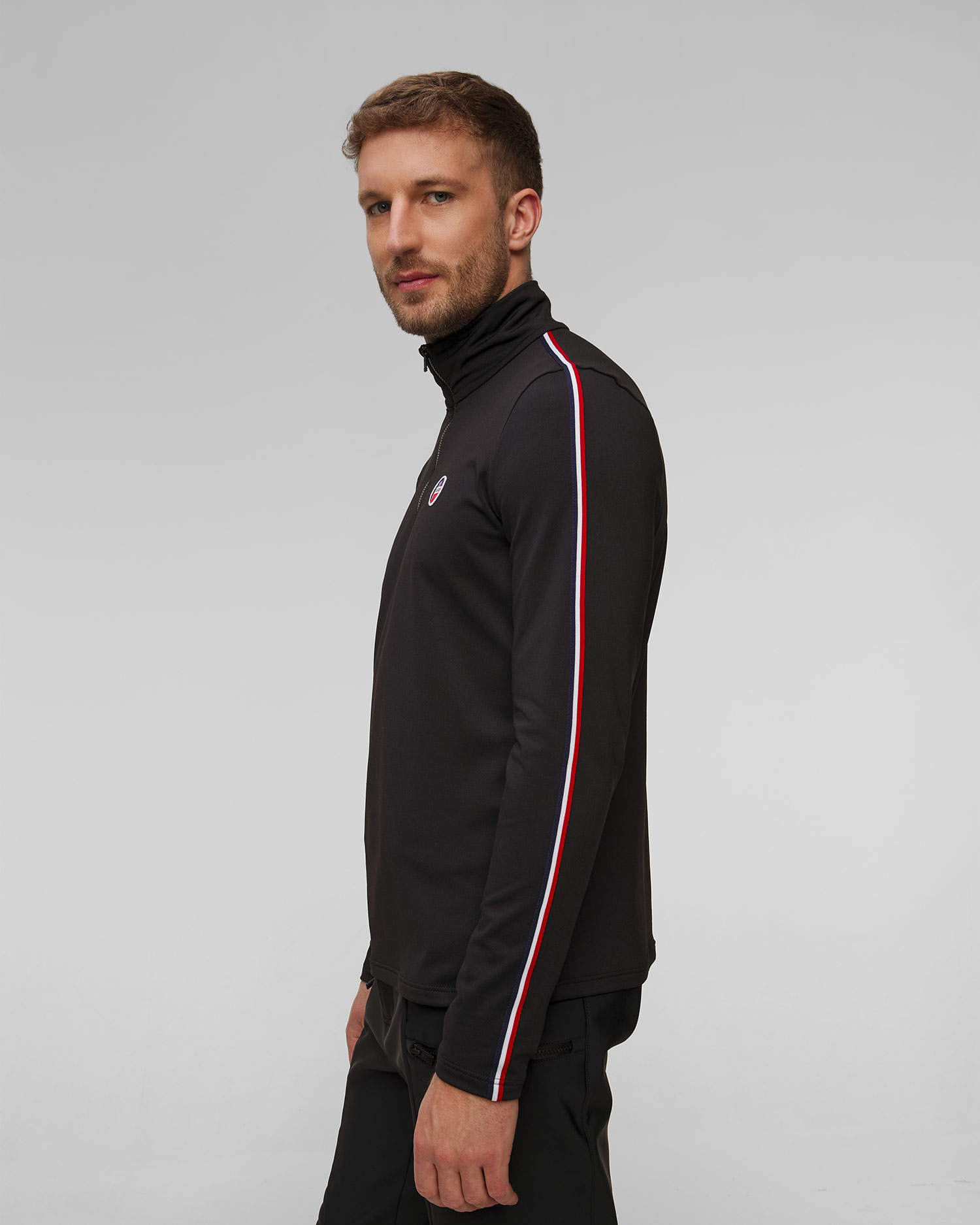 Golf narciarski z zamkiem męski Fusalp Mario III czarny