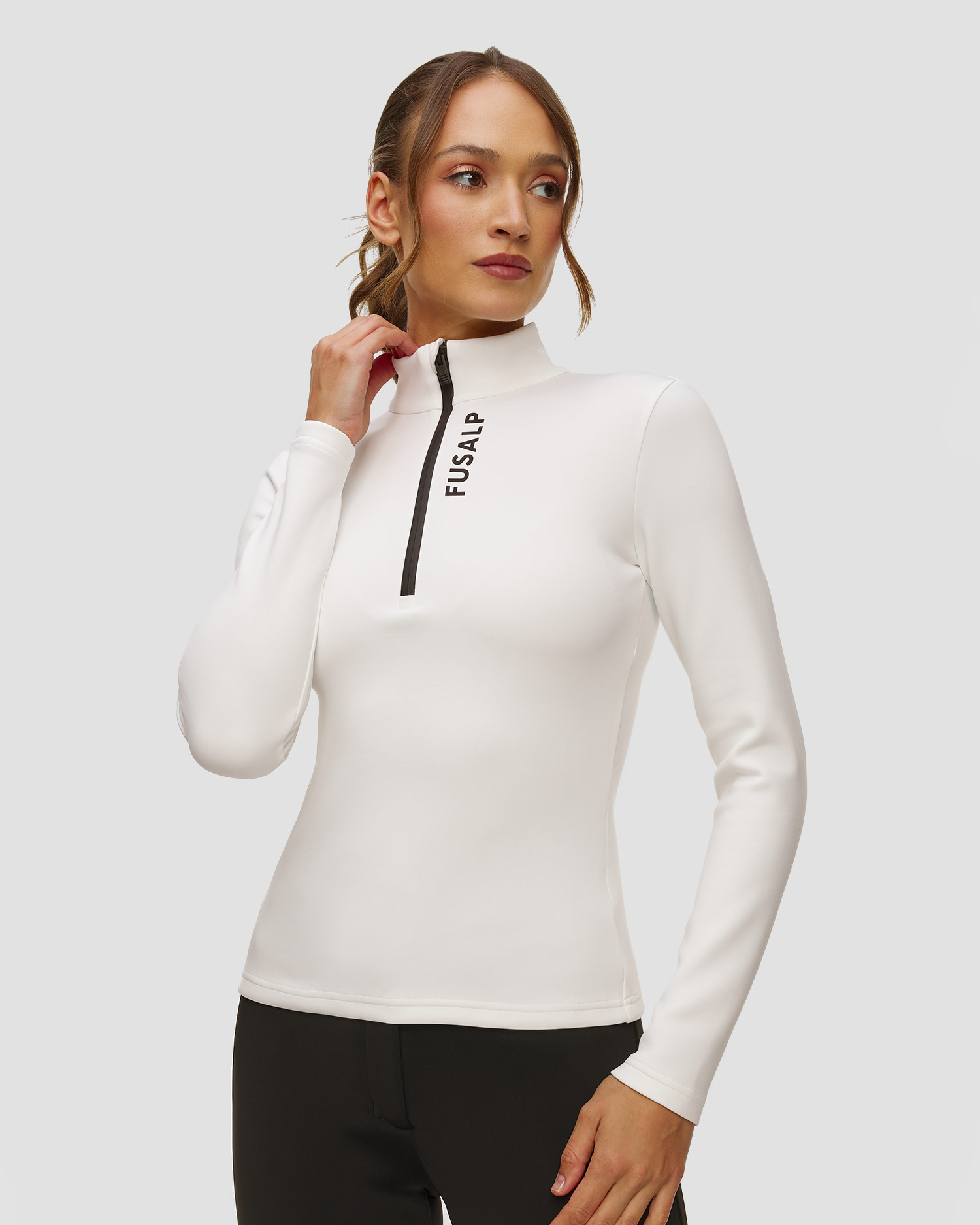 Fusalp Orion II Damen-Sweatshirt in Weiß