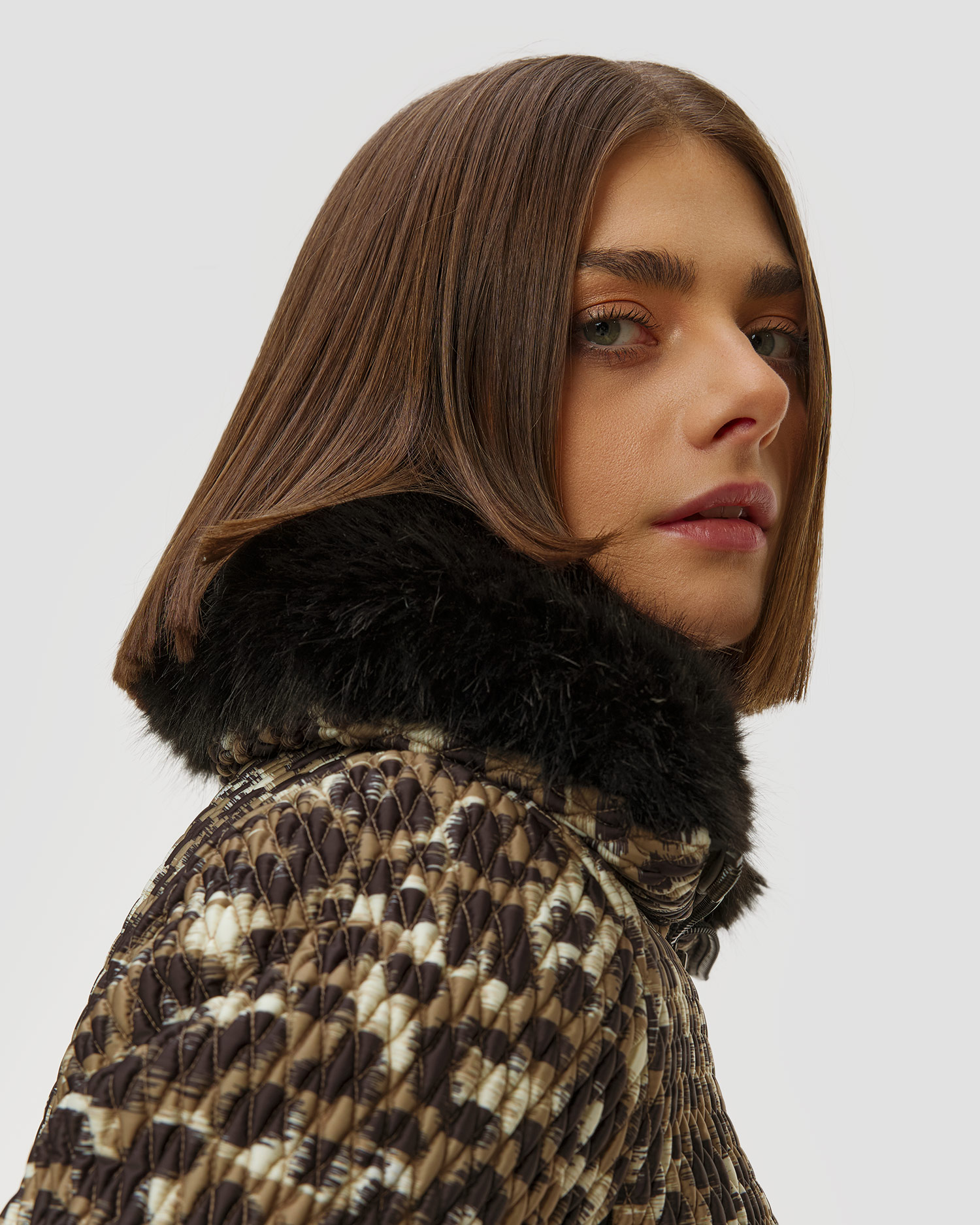 Kurtka narciarska damska Fusalp Montana Leopard