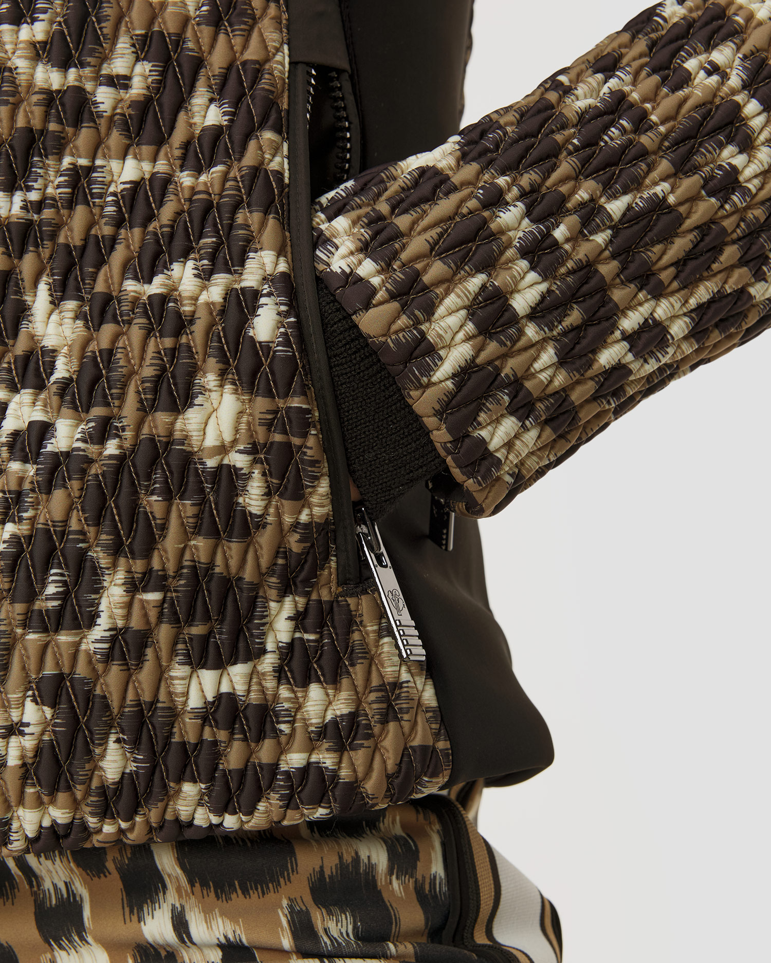 Kurtka narciarska damska Fusalp Montana Leopard