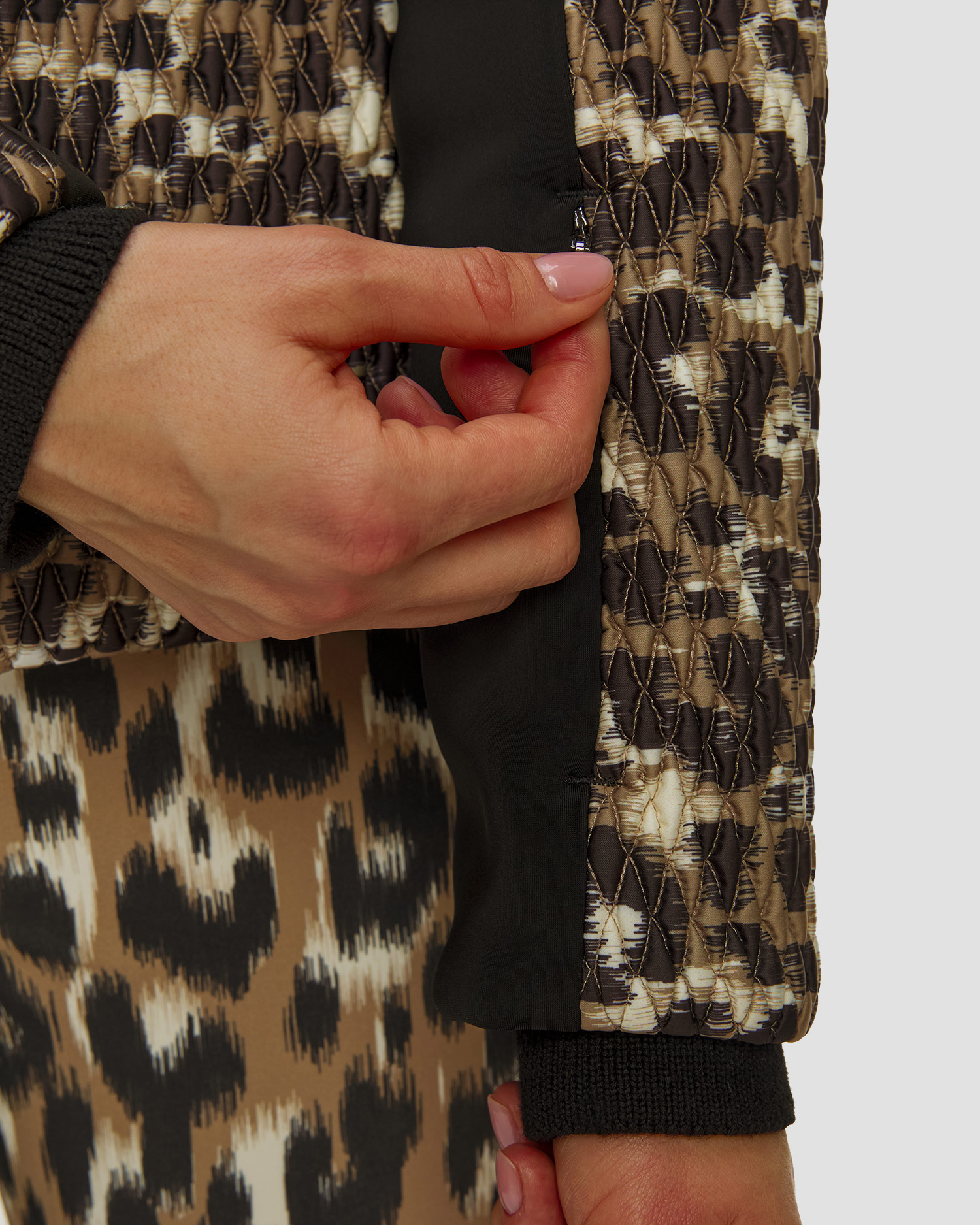 Kurtka narciarska damska Fusalp Montana Leopard