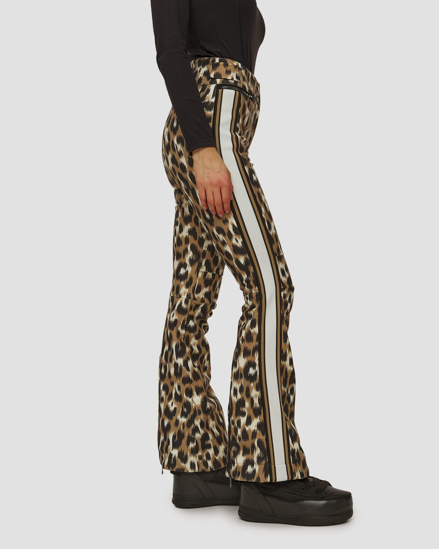 Spodnie narciarskie damskie Fusalp Elancia Leopard